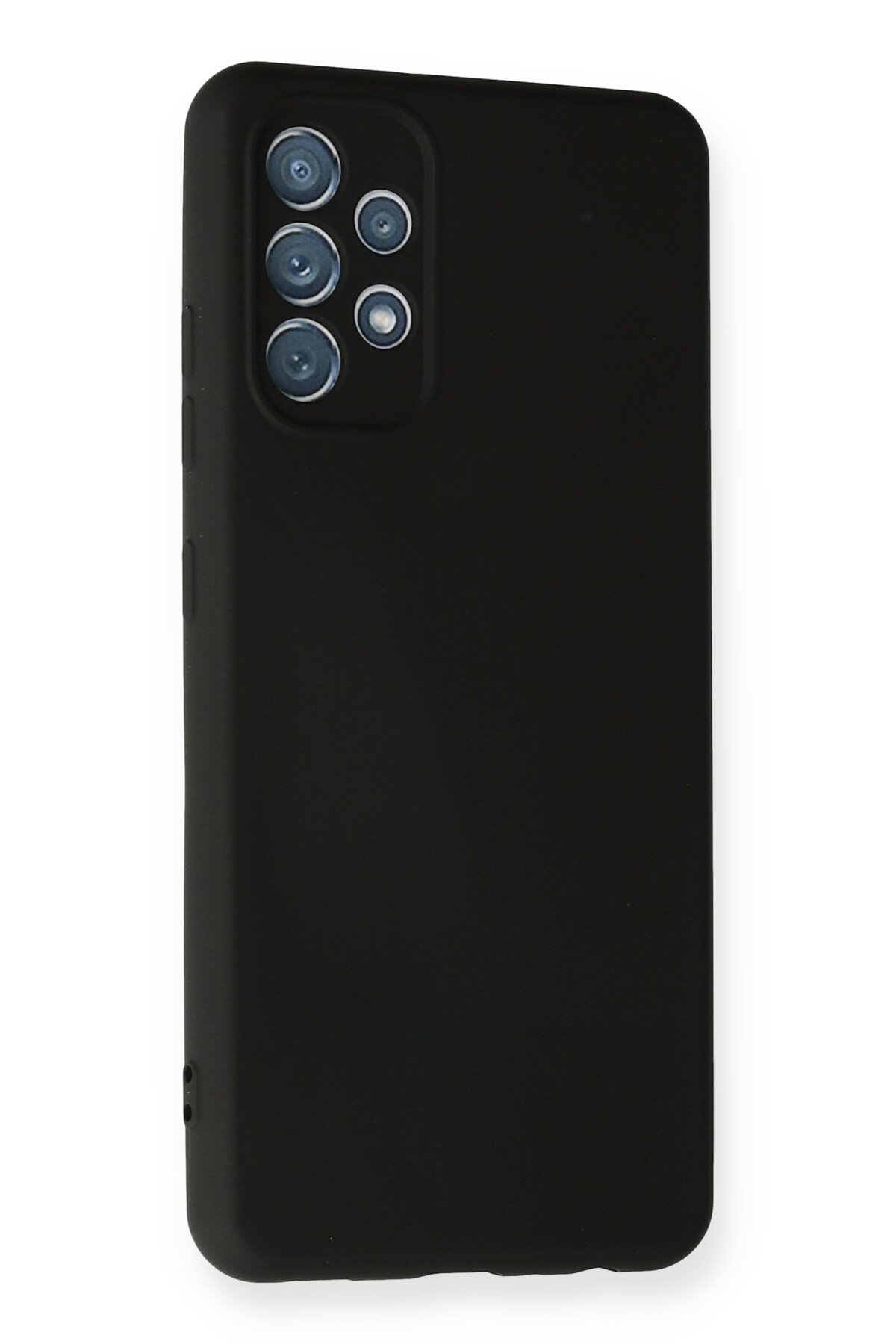 Newface Samsung Galaxy A32 Kılıf Razer Lensli Silikon - Siyah