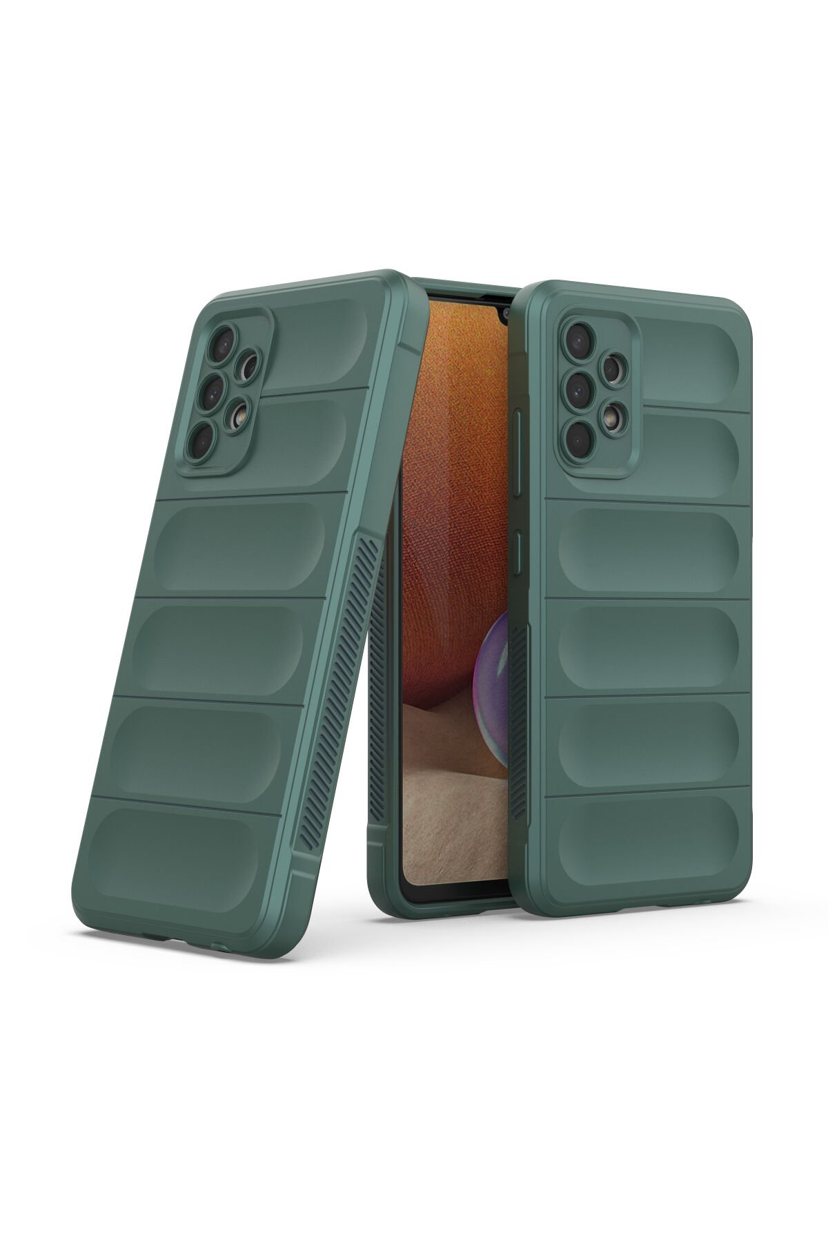 Newface Samsung Galaxy A32 Kılıf Volet Silikon - Siyah