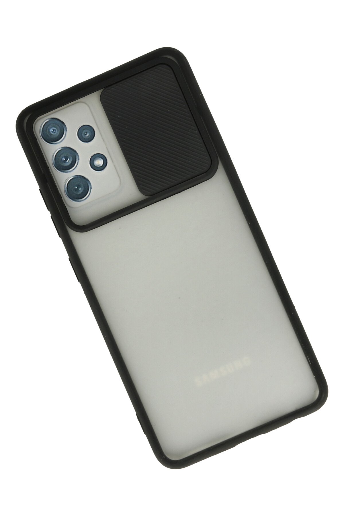Newface Samsung Galaxy A32 Kılıf Elegant Kapak - Siyah