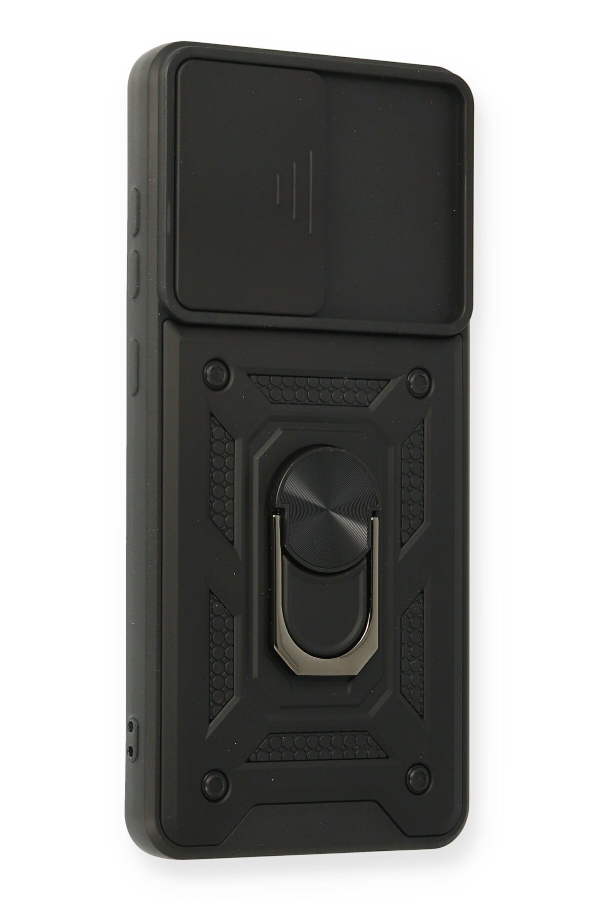 Newface Samsung Galaxy A32 Kılıf Palm Buzlu Kamera Sürgülü Silikon - Kırmızı