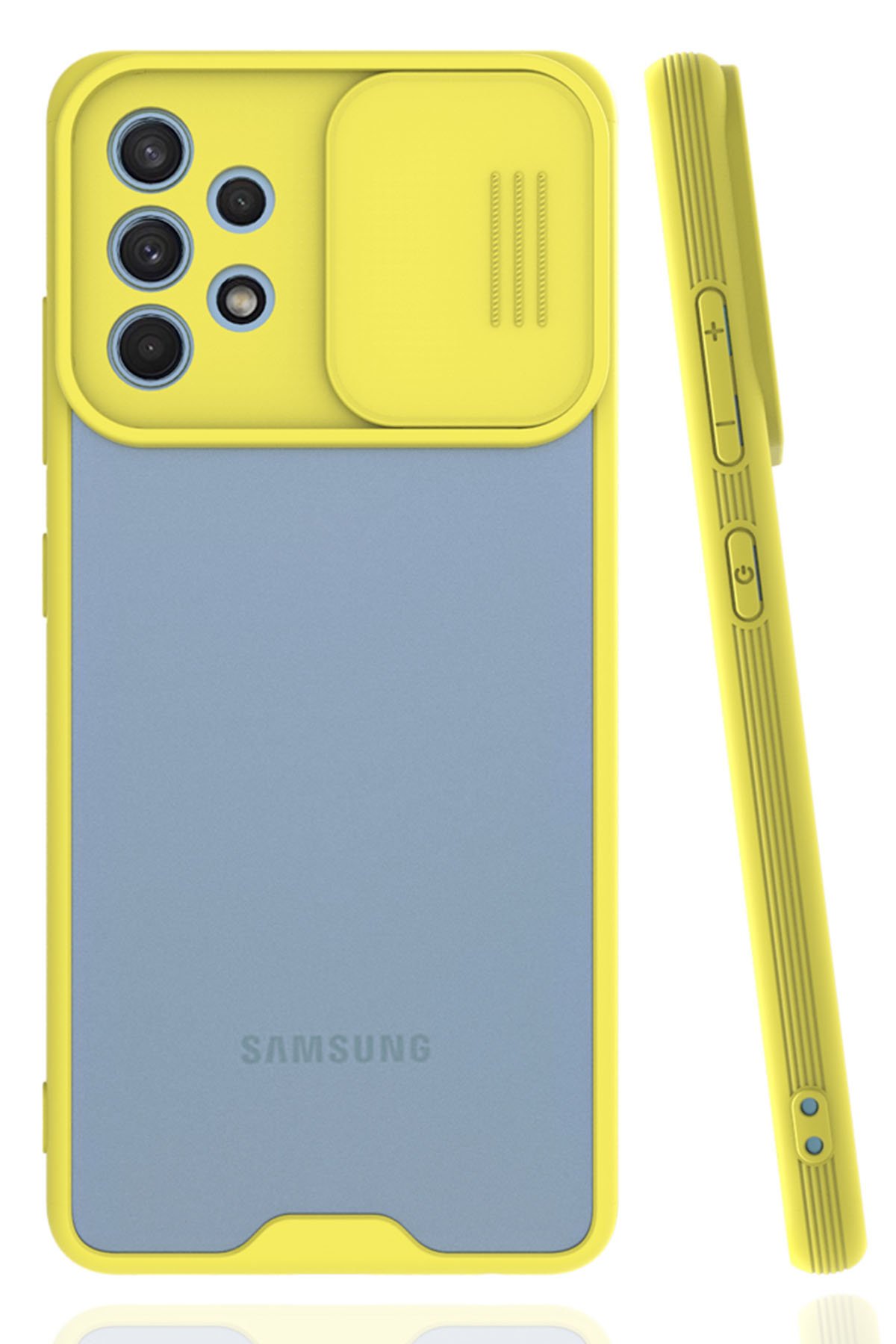 Newface Samsung Galaxy A32 Kılıf Optimum Silikon - Sky Blue