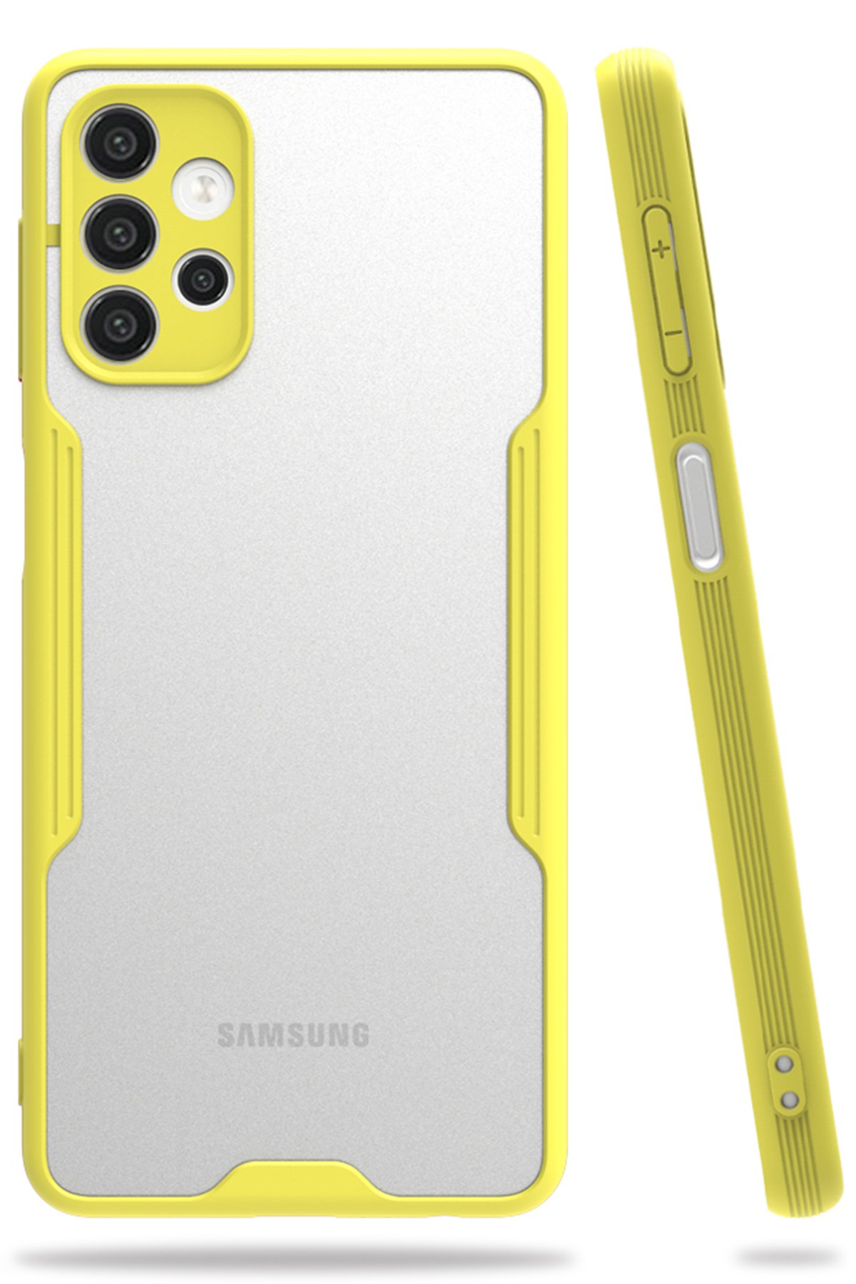 Newface Samsung Galaxy A32 Kılıf Elegant Kapak - Pudra