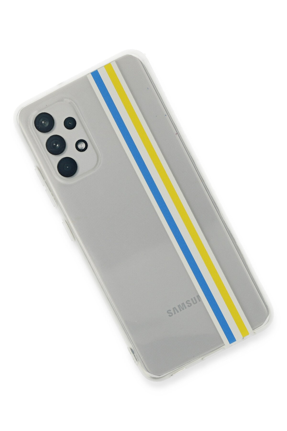 Newface Samsung Galaxy A32 Kılıf Joy Lens Standlı Kapak - Kırmızı