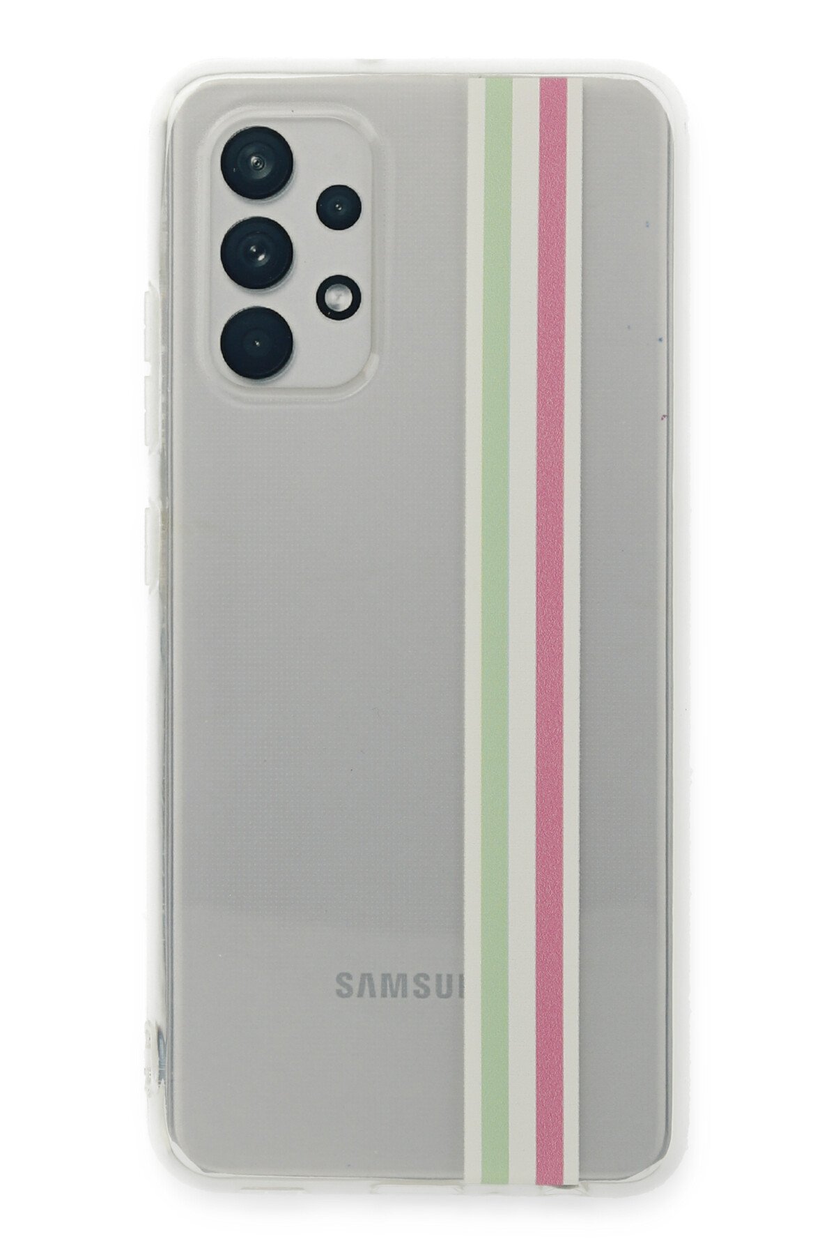 Newface Samsung Galaxy A32 Kılıf Sofya Yüzüklü Silikon Kapak - Gold