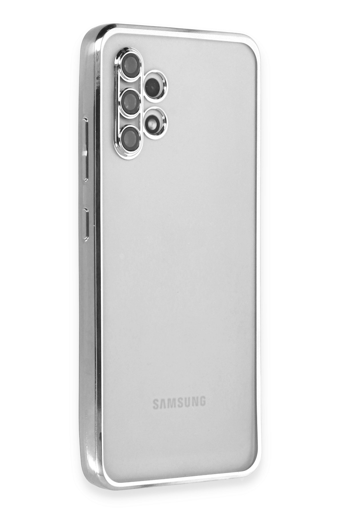 Newface Samsung Galaxy A32 Kılıf Esila Silikon - Beyaz