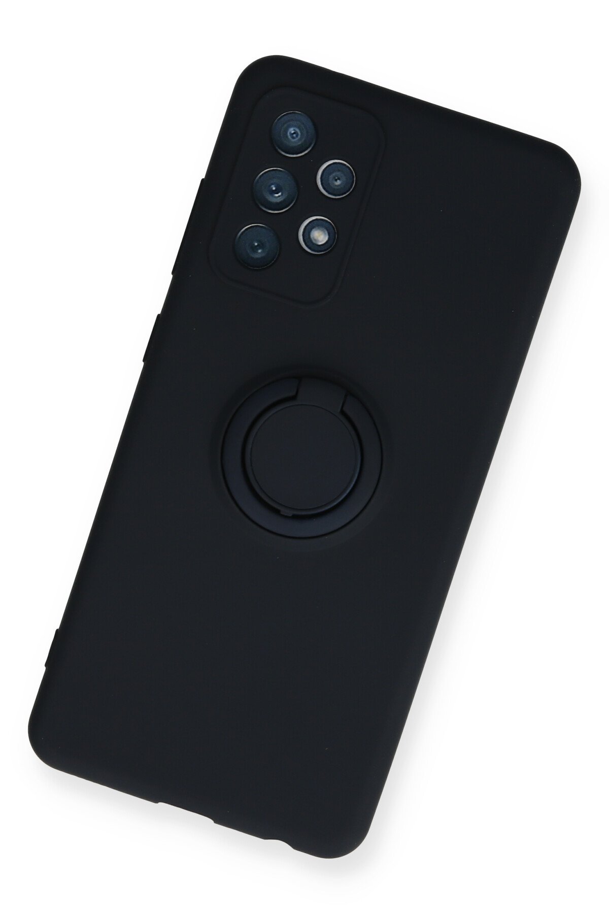 Newface Samsung Galaxy A32 Kılıf Nano içi Kadife Silikon - Turuncu