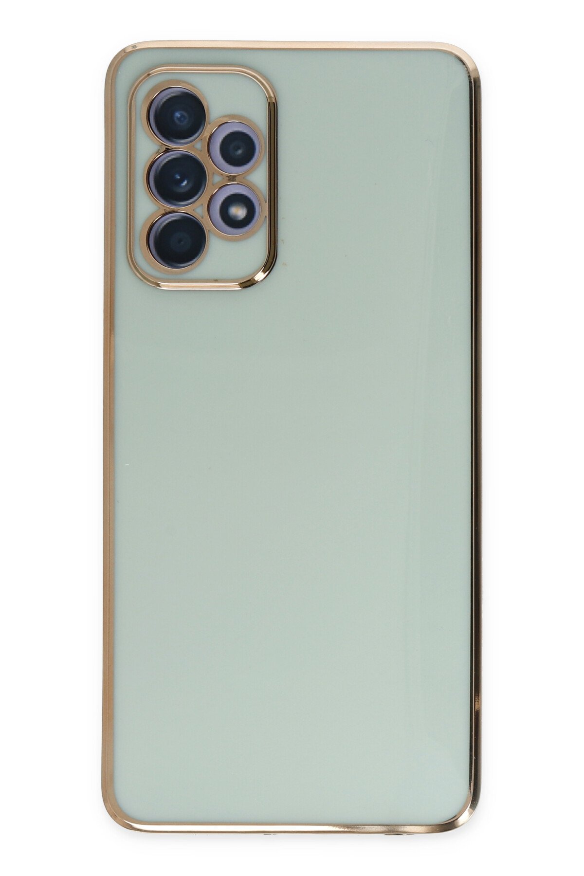 Newface Samsung Galaxy A32 Kılıf Zegna Yüzüklü Silikon Kapak - Siyah