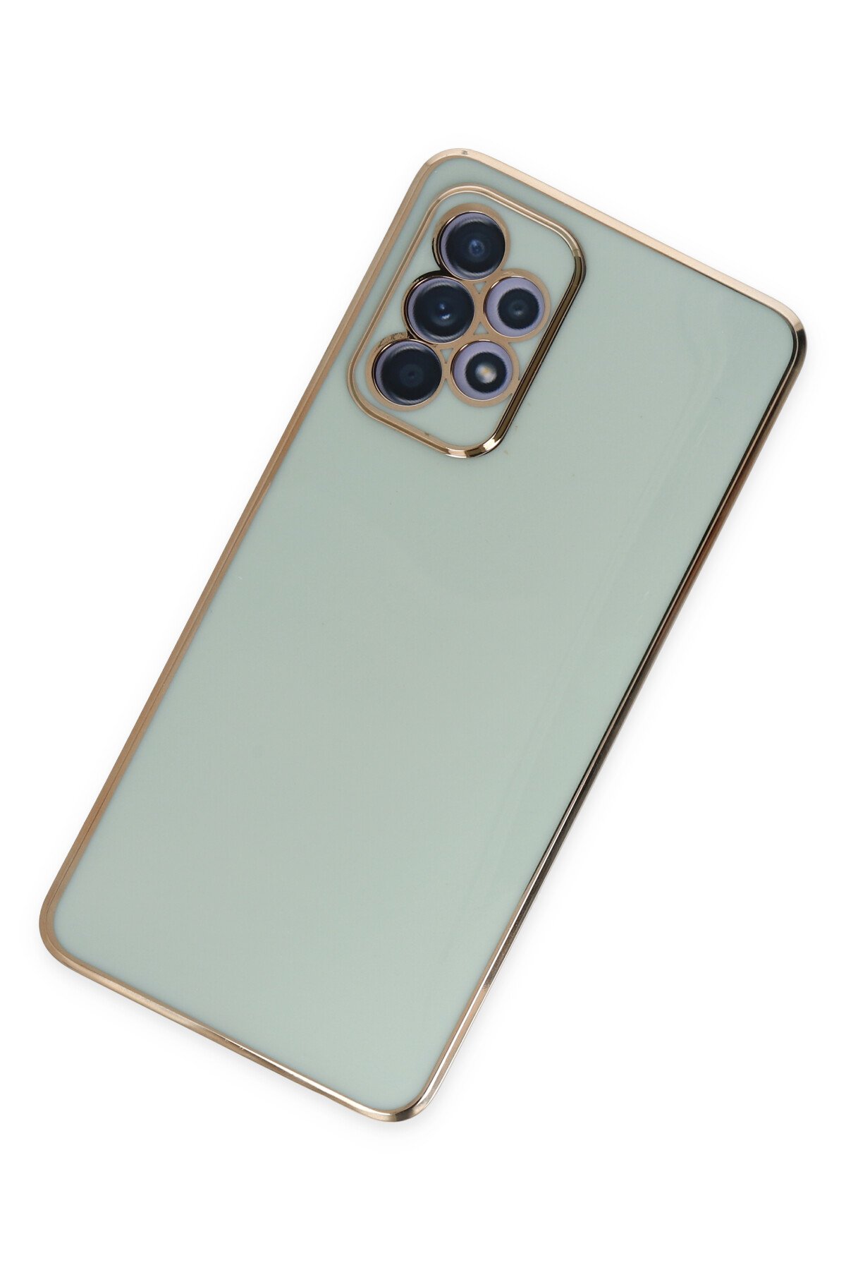Newface Samsung Galaxy A32 Kılıf Zegna Yüzüklü Silikon Kapak - Siyah