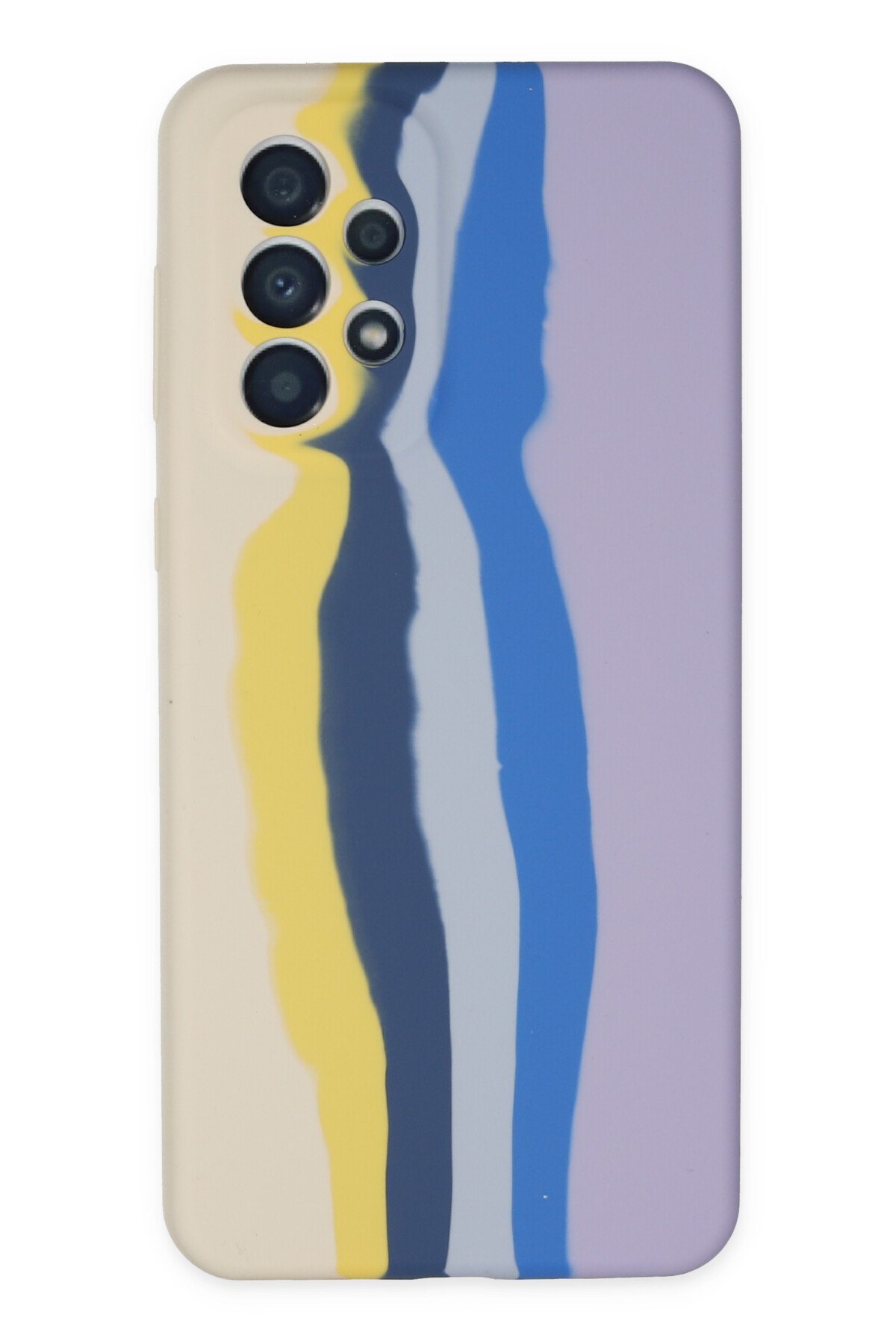 Newface Samsung Galaxy A33 5G Kılıf Lansman Glass Kapak - Sarı