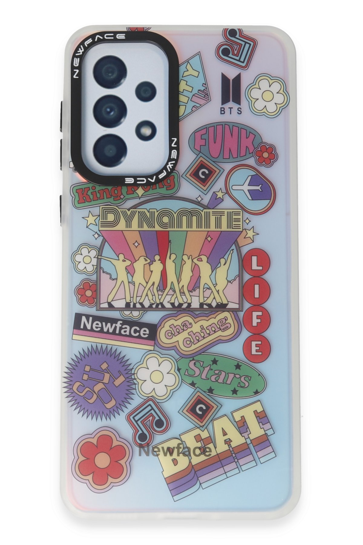 Newface Samsung Galaxy A33 5G Kılıf Volet Silikon - Pembe