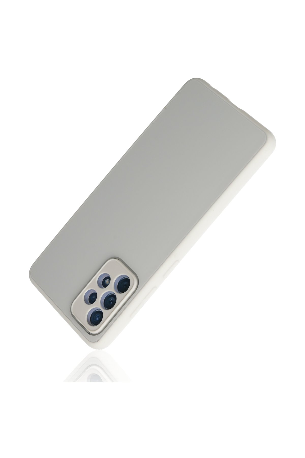 Newface Samsung Galaxy A33 5G Kılıf Lansman Glass Kapak - Sky Blue