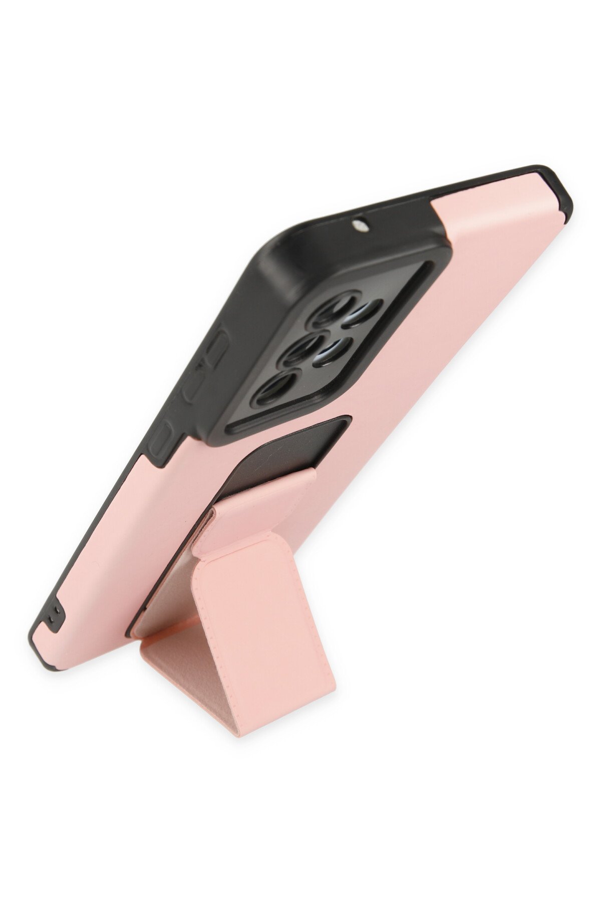 Newface Samsung Galaxy A33 5G Kılıf Pars Lens Yüzüklü Silikon - Gold