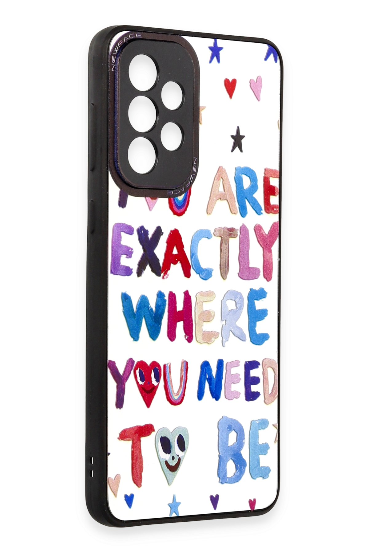 Newface Samsung Galaxy A33 5G Kılıf Montreal Yüzüklü Silikon Kapak - Siyah