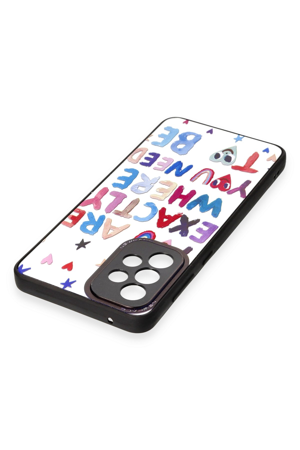 Newface Samsung Galaxy A33 5G Kılıf Montreal Yüzüklü Silikon Kapak - Siyah