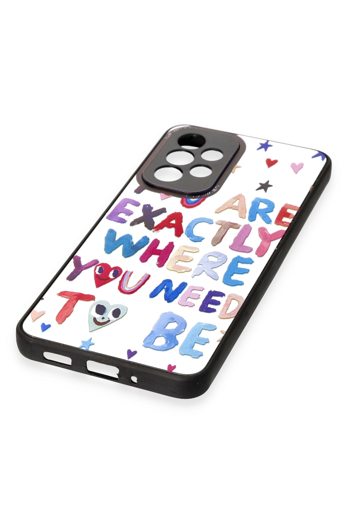 Newface Samsung Galaxy A33 5G Kılıf Montreal Yüzüklü Silikon Kapak - Siyah