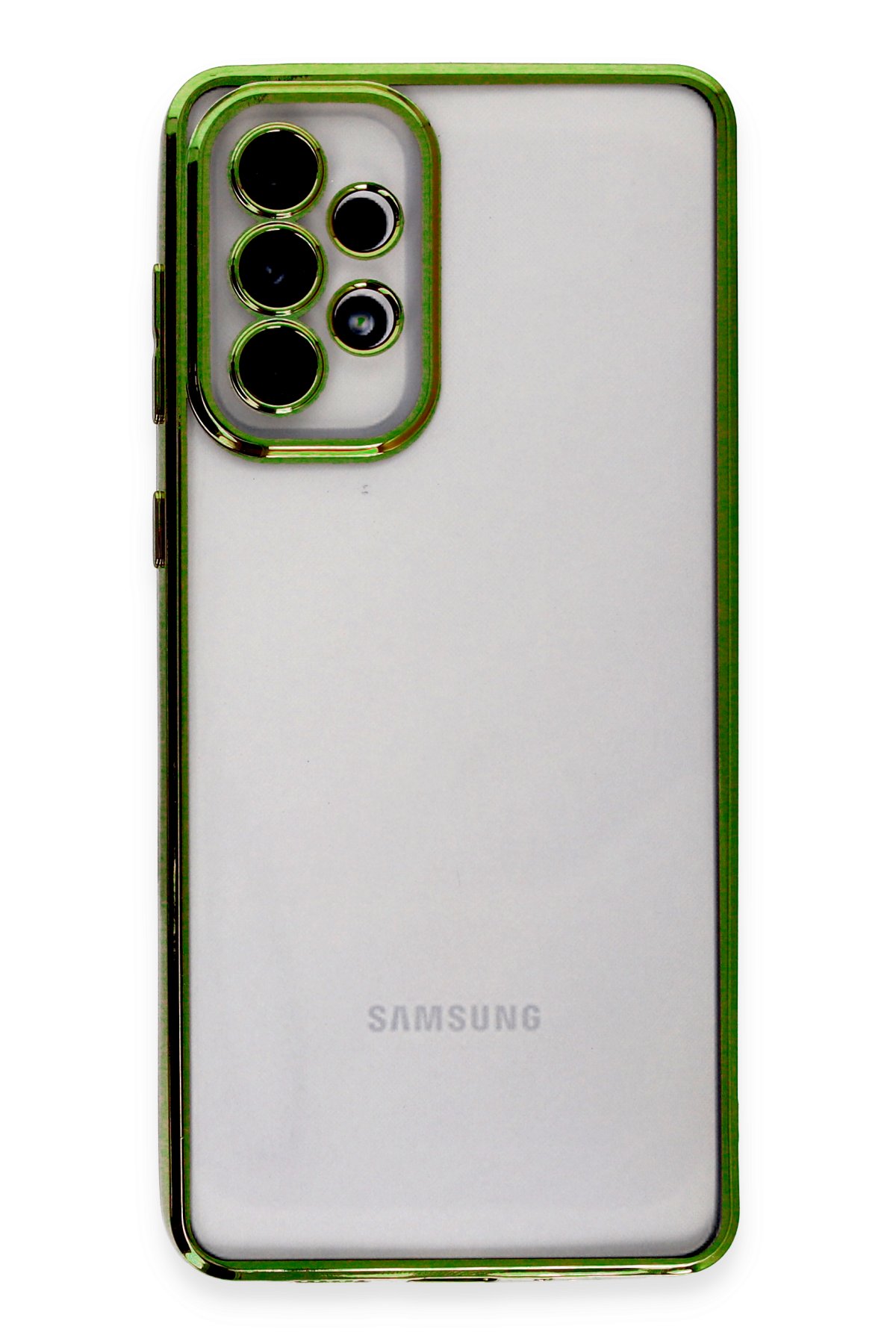 Newface Samsung Galaxy A33 5G Kılıf Montreal Yüzüklü Silikon Kapak - Kırmızı