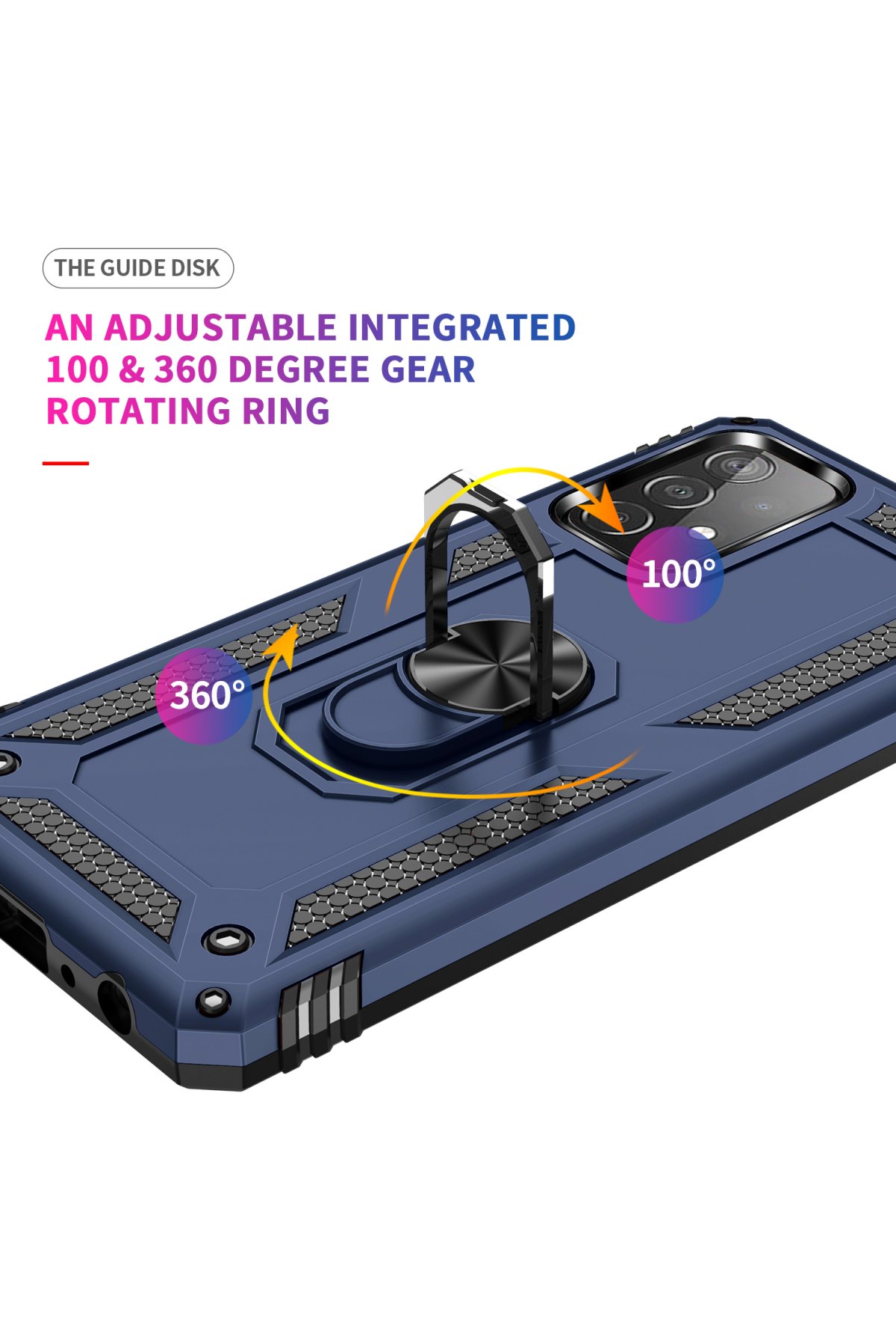 Newface Samsung Galaxy A33 5G Kılıf Razer Lensli Silikon - Gold