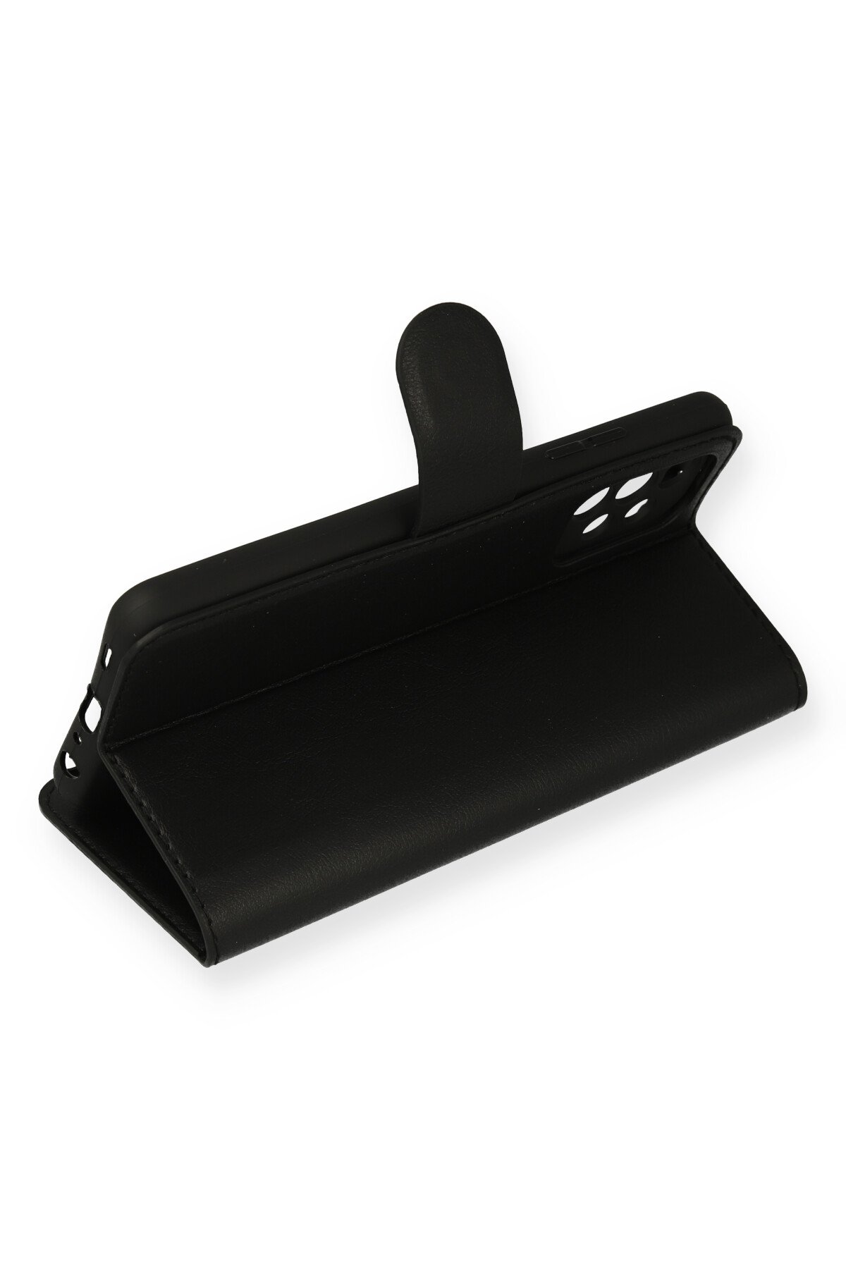 Newface Samsung Galaxy A33 5G Kılıf Mega Standlı Silikon - Mavi