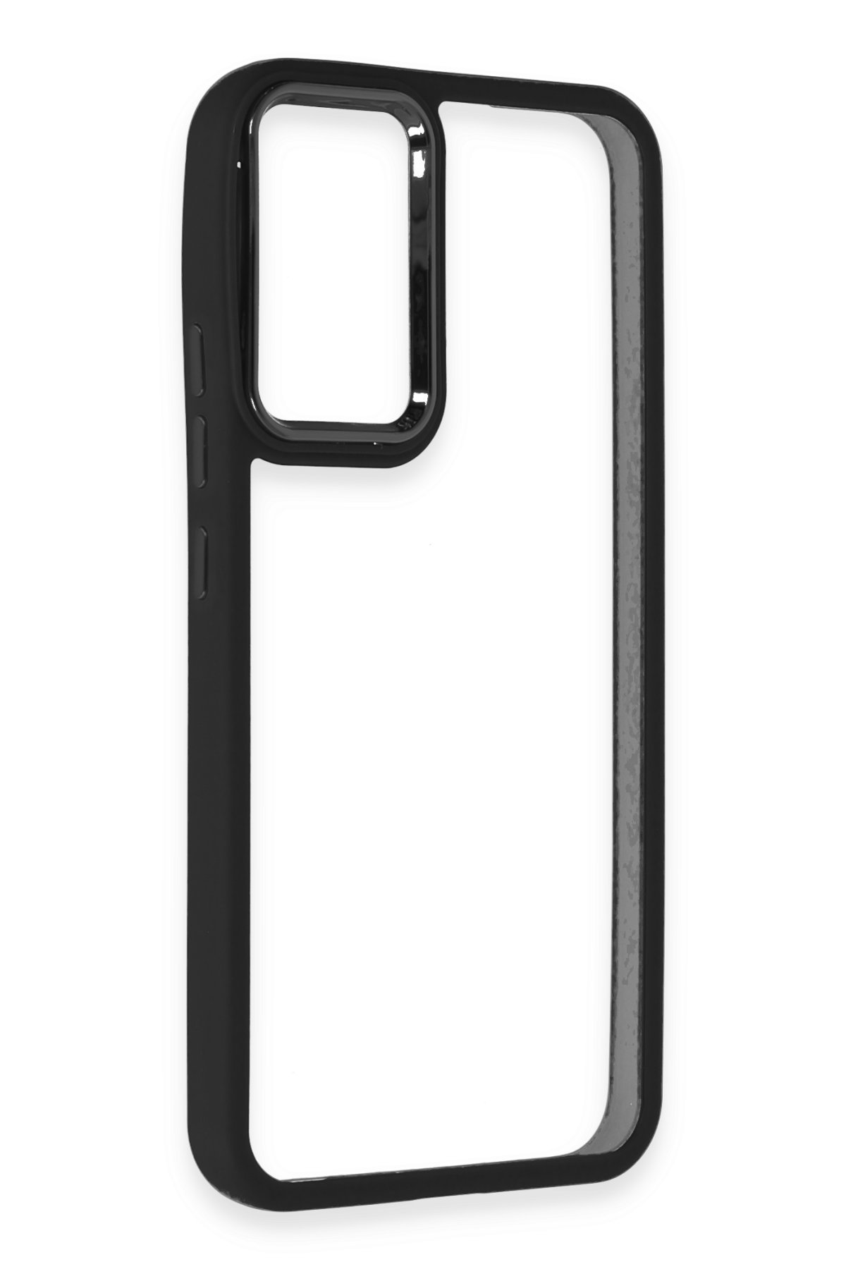 Newface Samsung Galaxy A34 5G Kılıf Pars Lens Yüzüklü Silikon - Gümüş