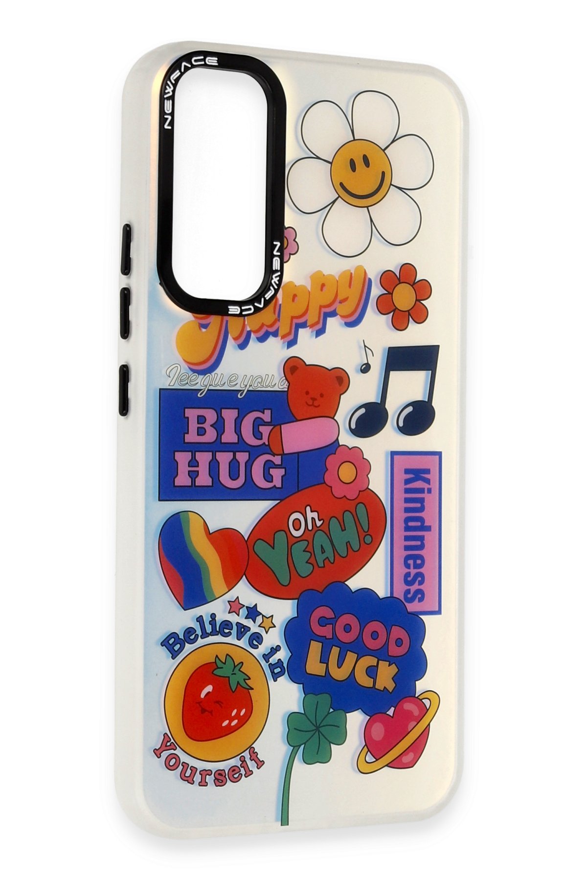 Newface Samsung Galaxy A34 5G Kılıf Nano içi Kadife Silikon - Pudra