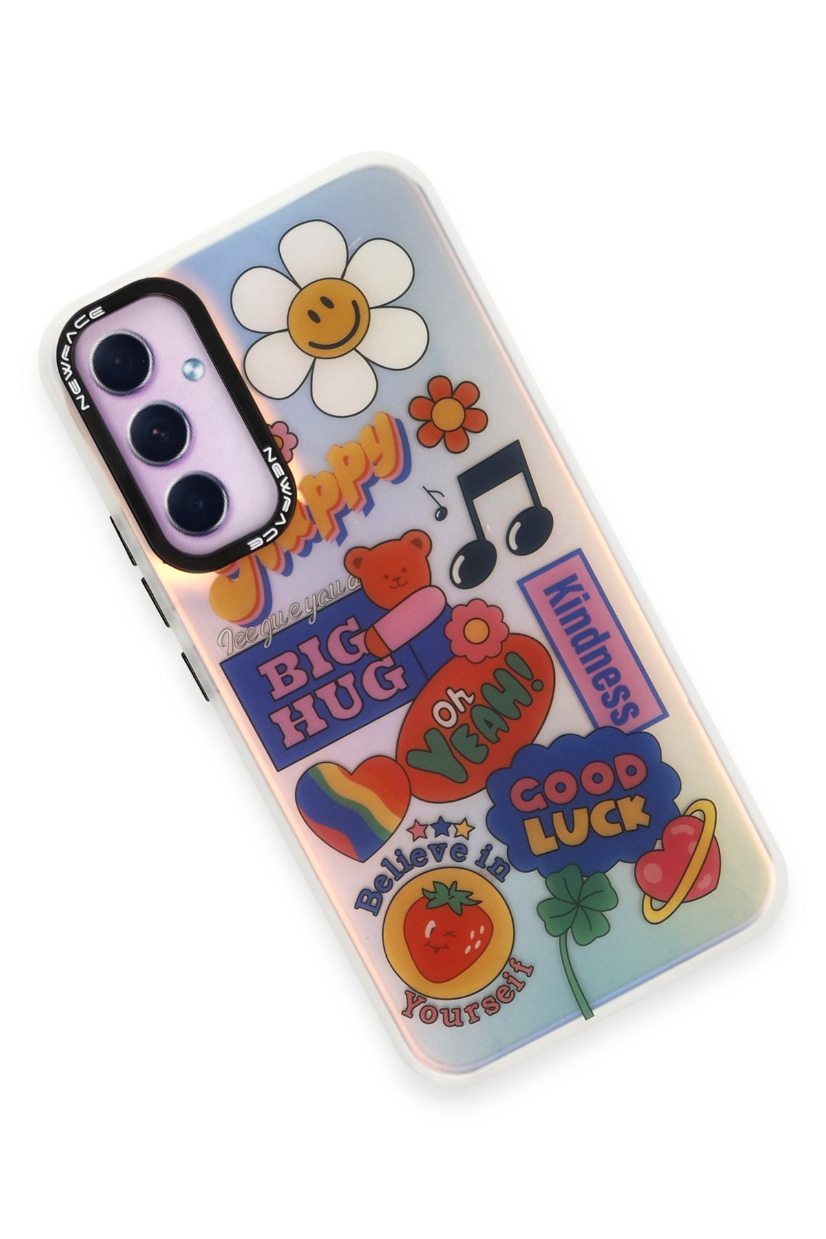 Newface Samsung Galaxy A34 5G Kılıf Nano içi Kadife Silikon - Pudra