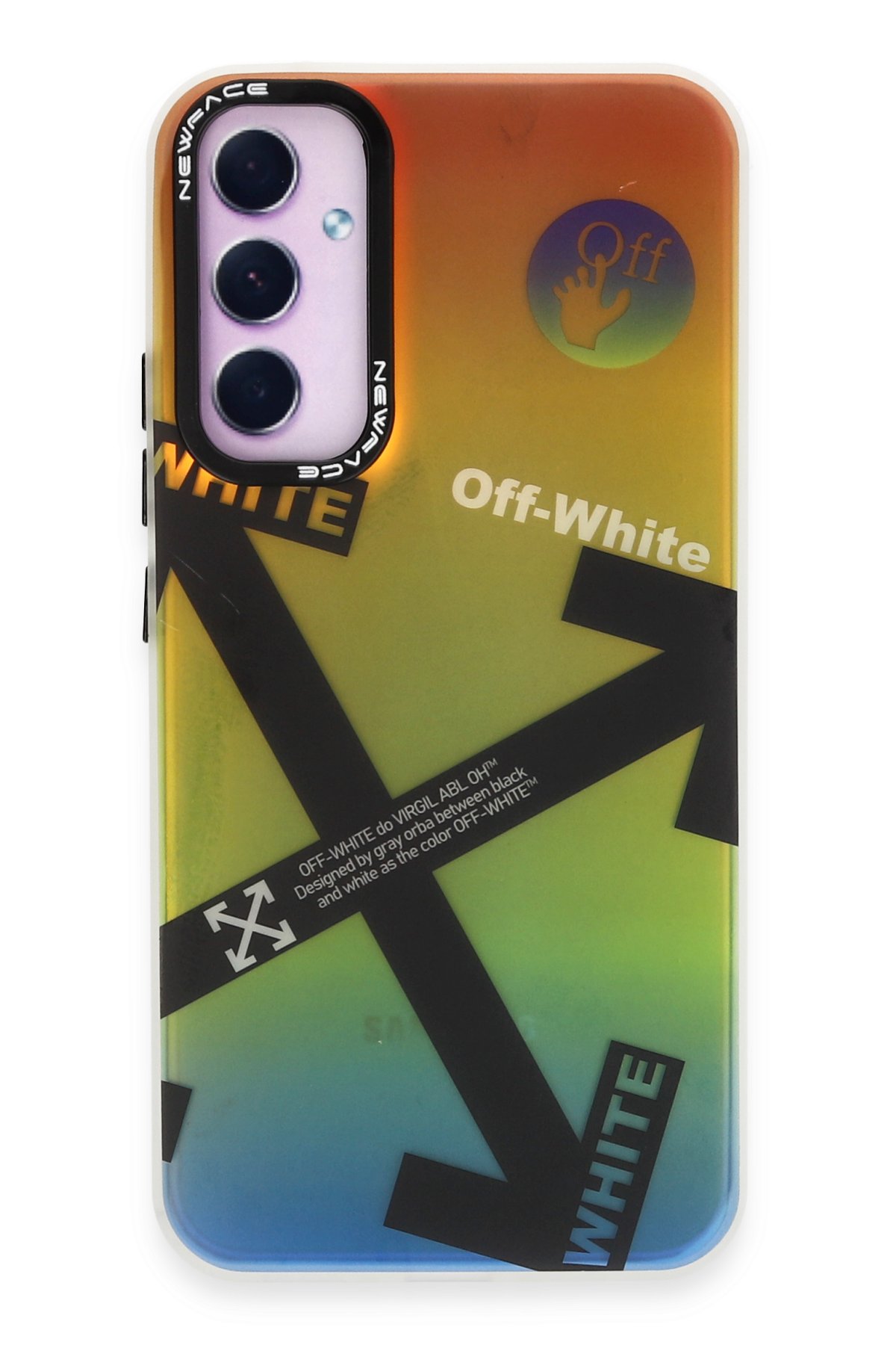 Newface Samsung Galaxy A34 5G Kılıf Sweet Desenli Silikon Kapak - Pembe