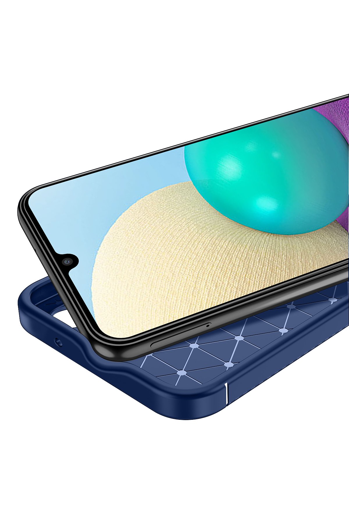 Newface Samsung Galaxy A34 5G Kılıf Pars Lens Yüzüklü Silikon - Siyah