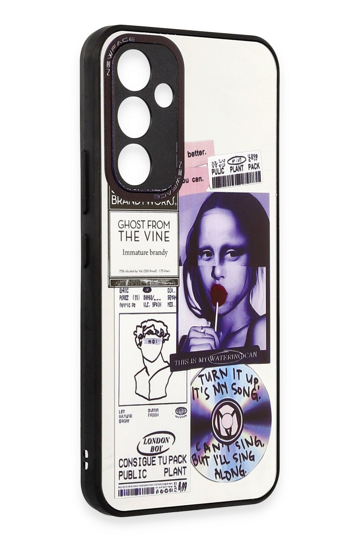 Newface Samsung Galaxy A34 5G Valdez Metal Kamera Lens - Gümüş