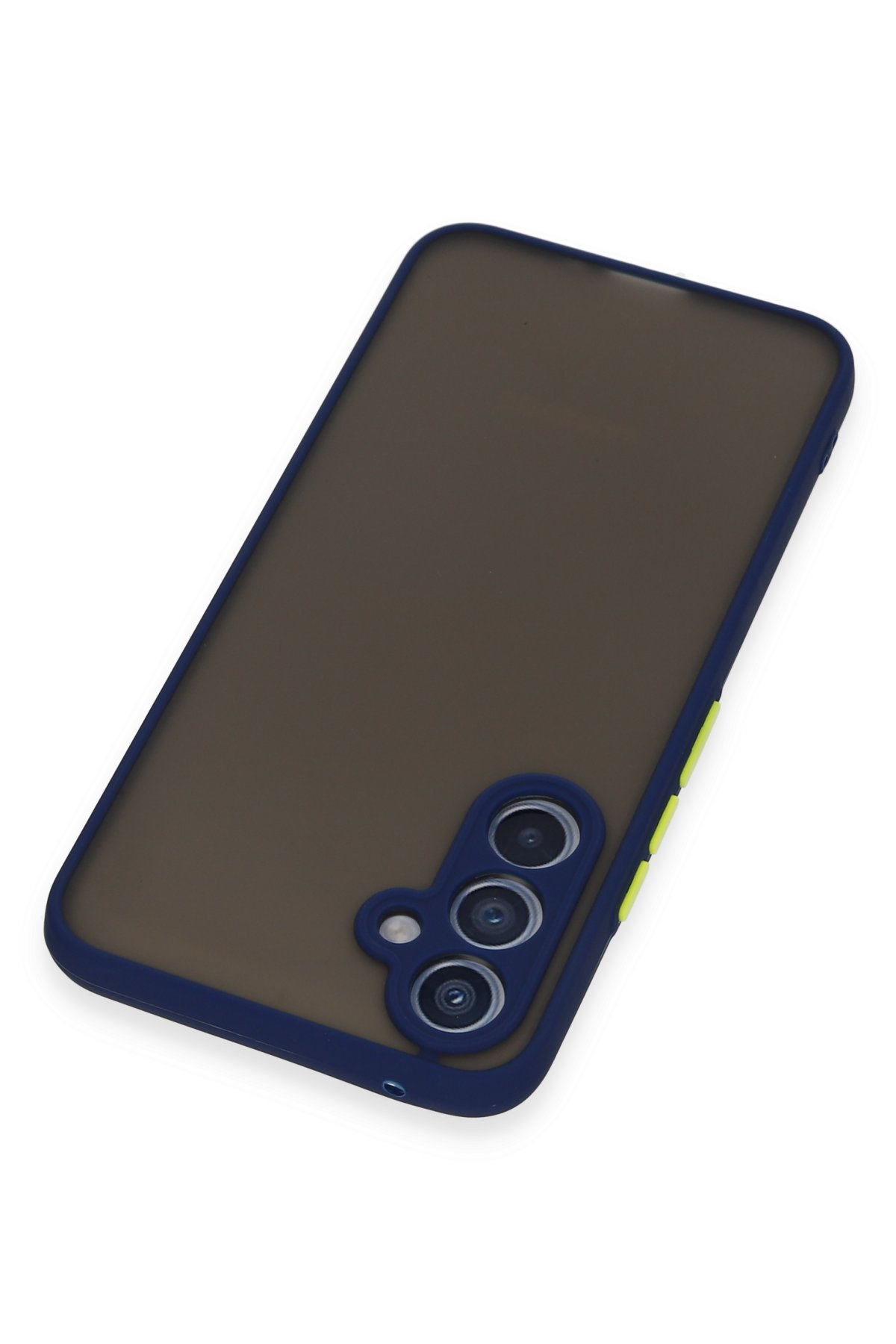 Newface Samsung Galaxy A34 5G Kılıf Zuma Kartvizitli Yüzüklü Silikon - Lacivert