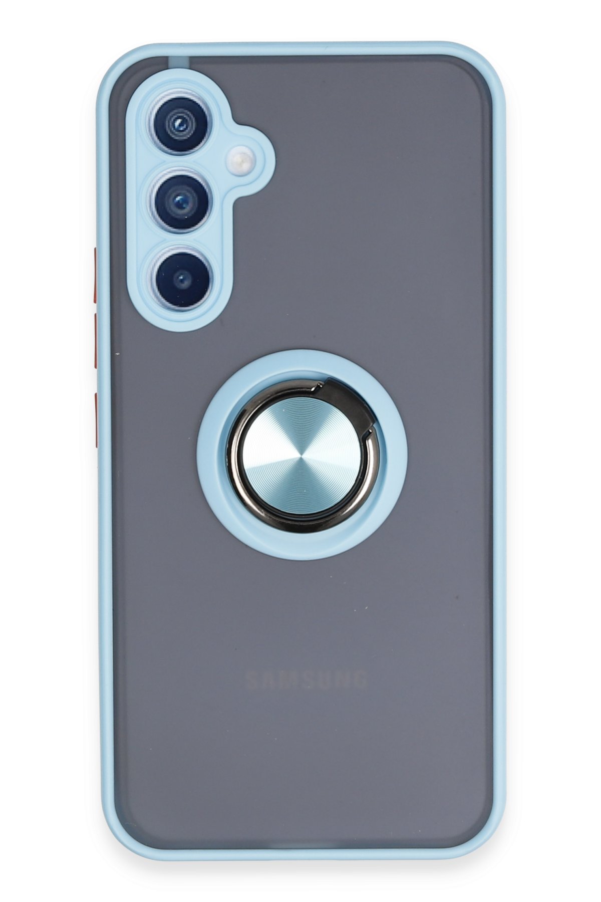 Newface Samsung Galaxy A34 5G Kılıf Volet Silikon - Kırmızı