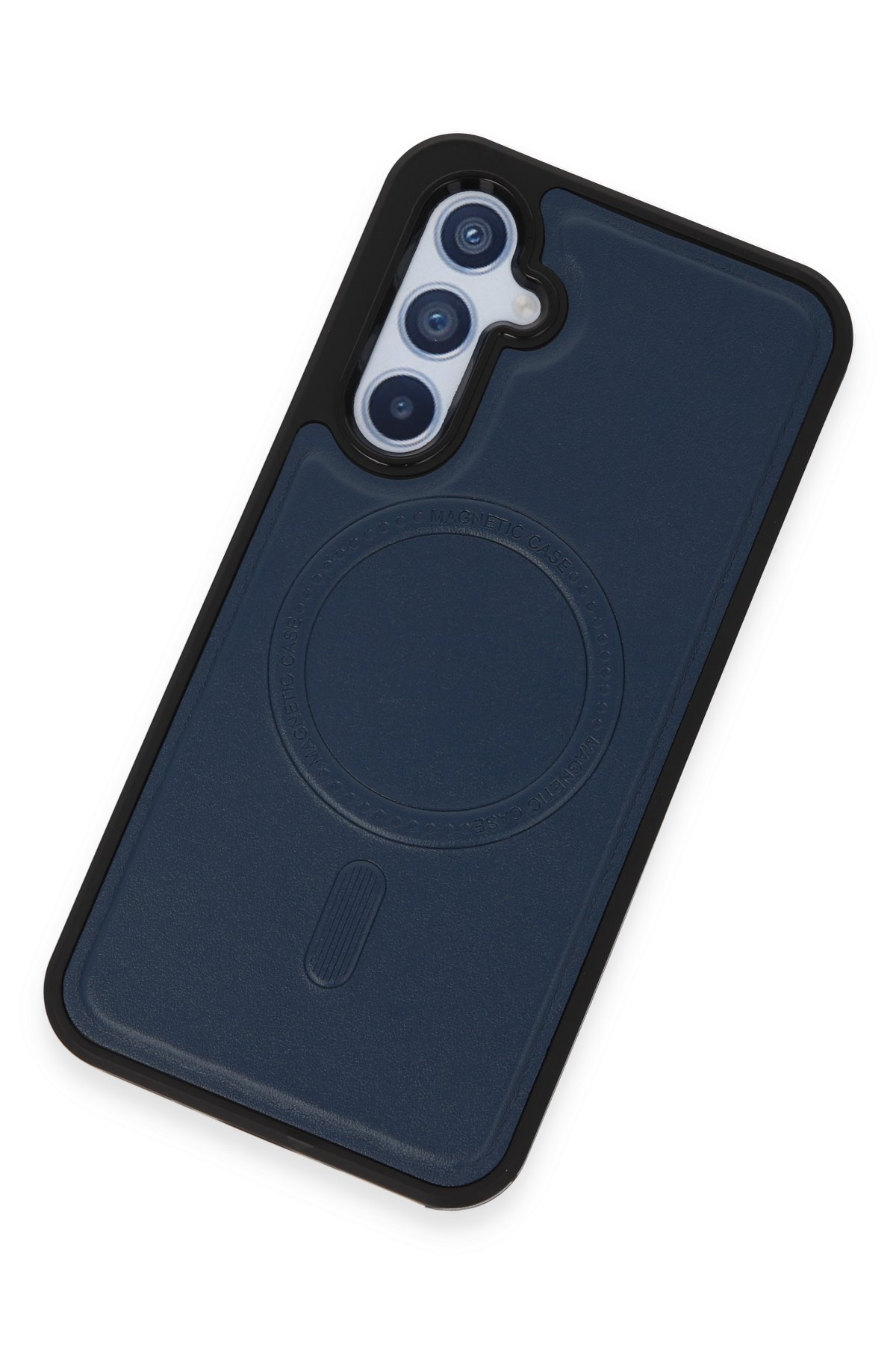 Newface Samsung Galaxy A34 5G Kılıf Elegant Kapak - Lacivert