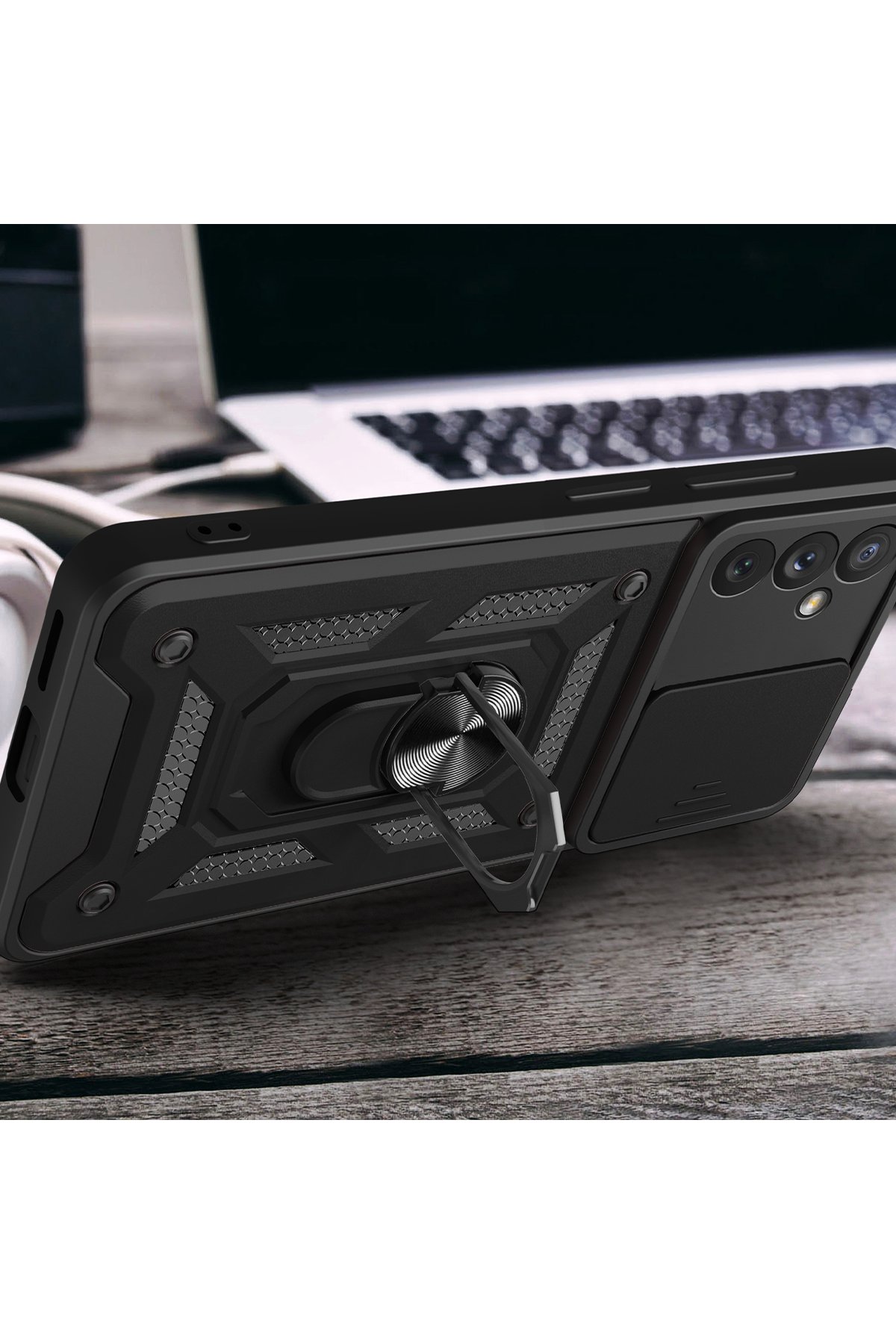 Newface Samsung Galaxy A34 5G Kılıf Montreal Silikon Kapak - Siyah