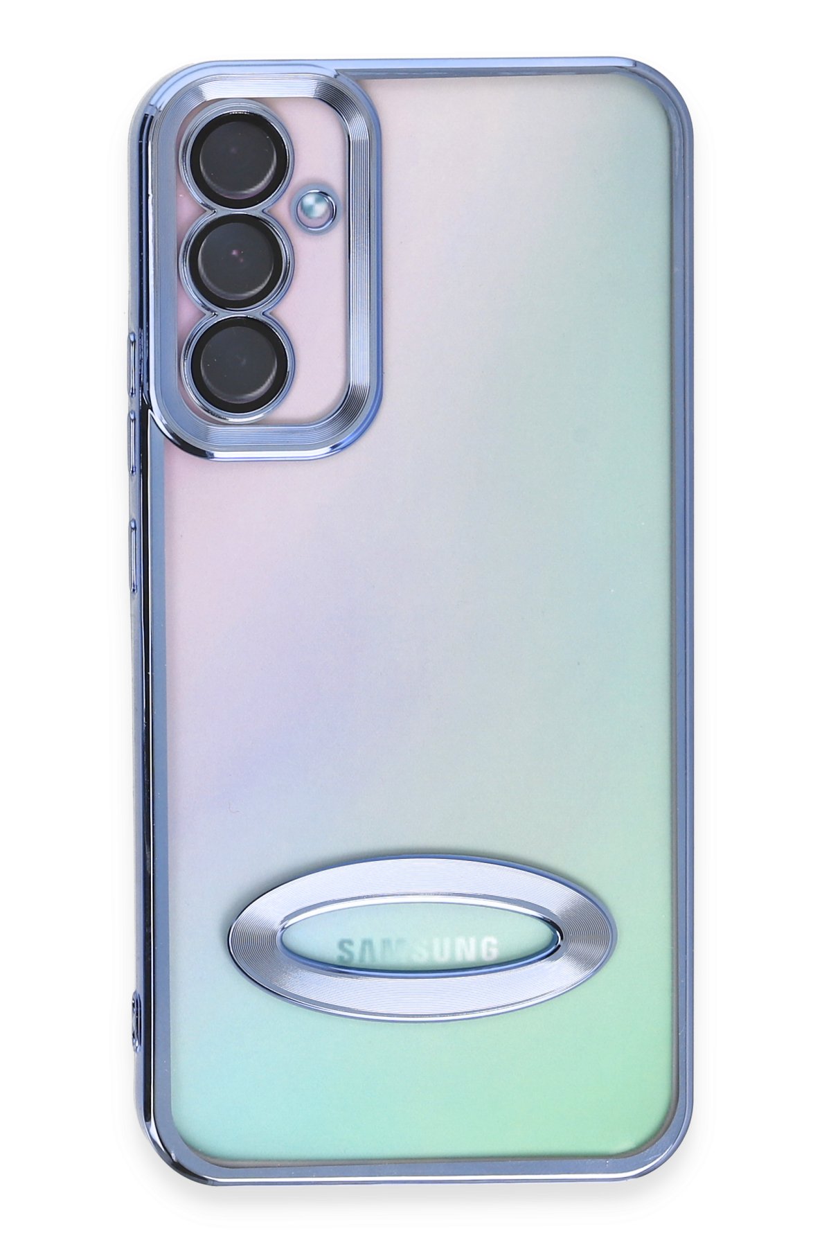 Newface Samsung Galaxy A34 5G Kılıf Joy Lens Standlı Kapak - Kırmızı