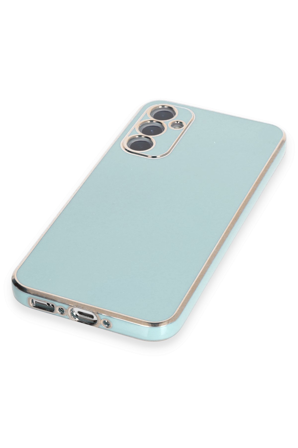 Newface Samsung Galaxy A34 5G Kılıf Pars Lens Yüzüklü Silikon - Lacivert
