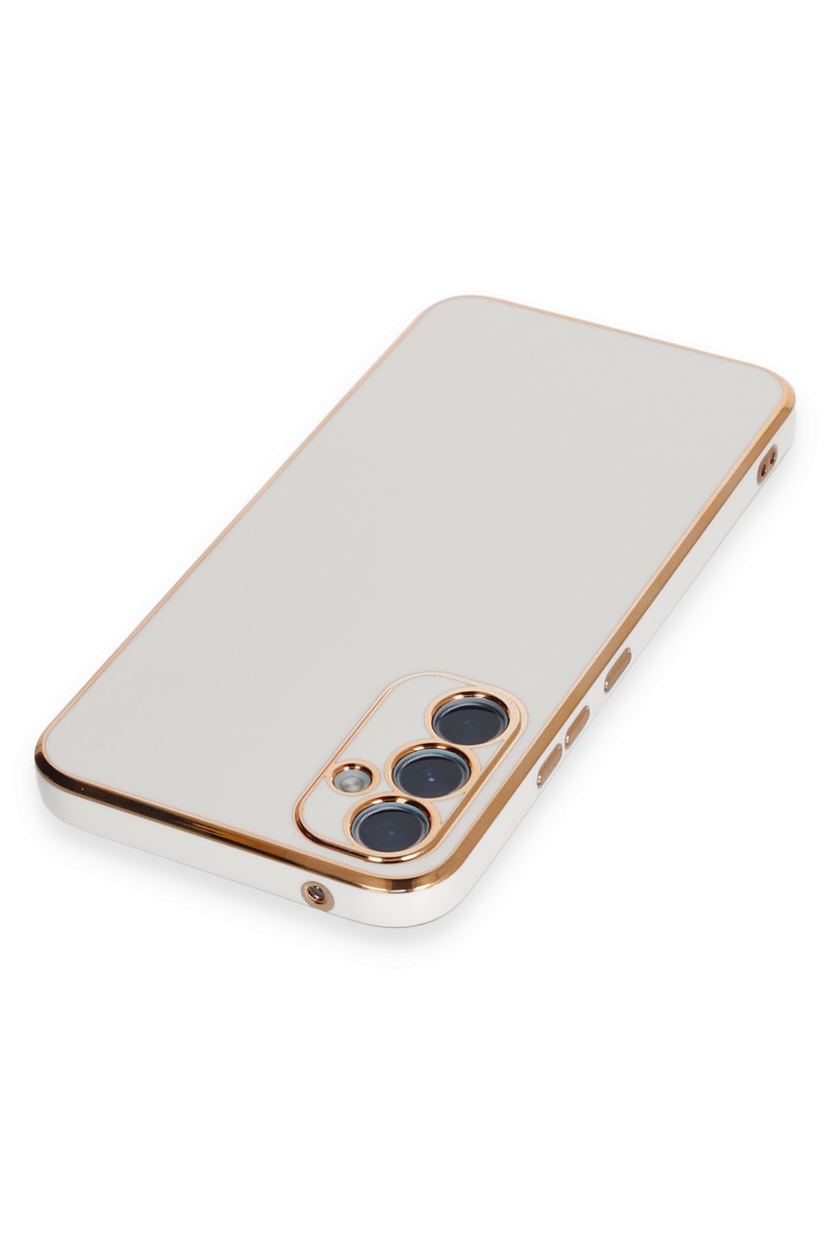 Newface Samsung Galaxy A34 5G Kılıf Pars Lens Yüzüklü Silikon - Lacivert