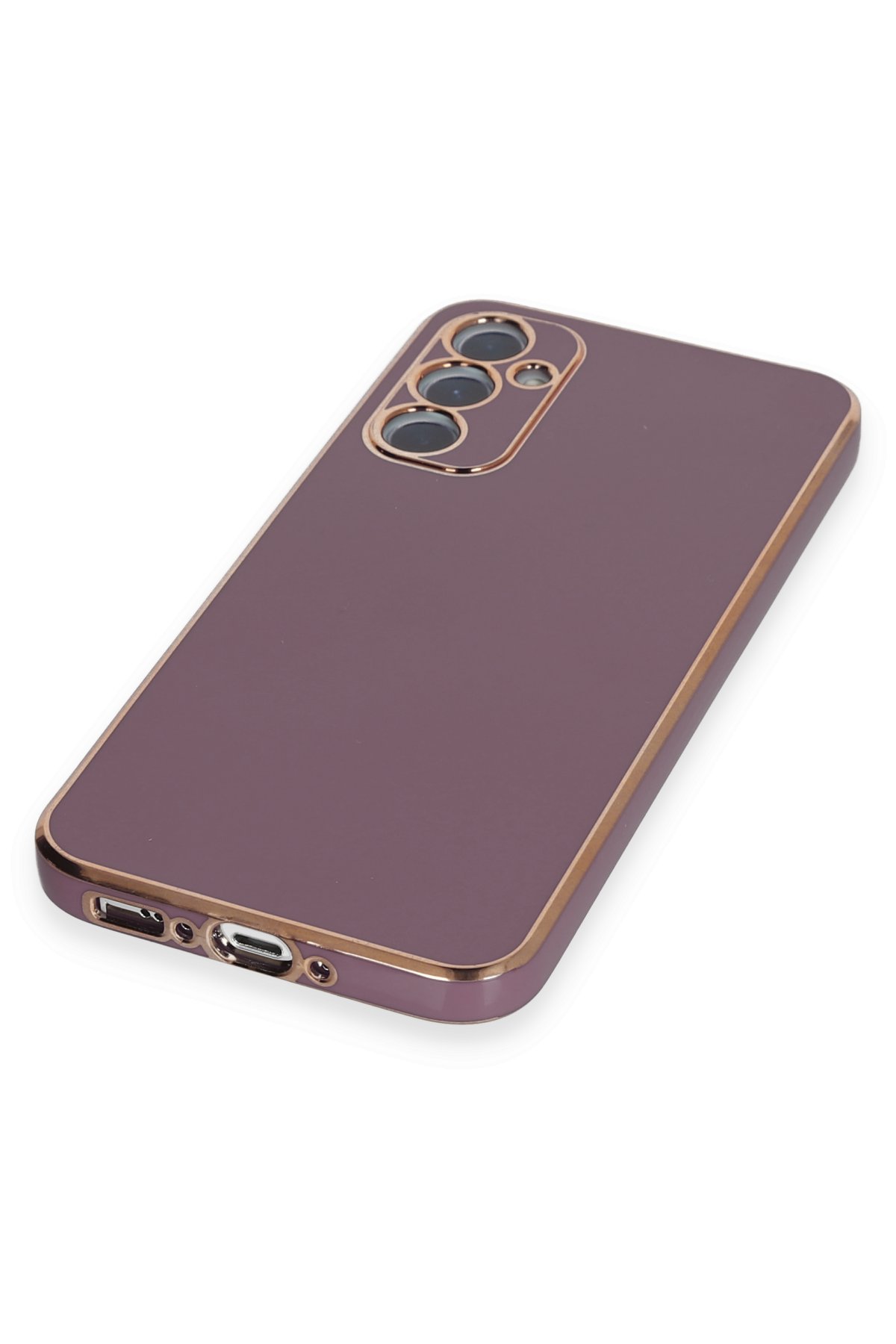 Newface Samsung Galaxy A34 5G Kılıf Razer Lensli Silikon - Siyah