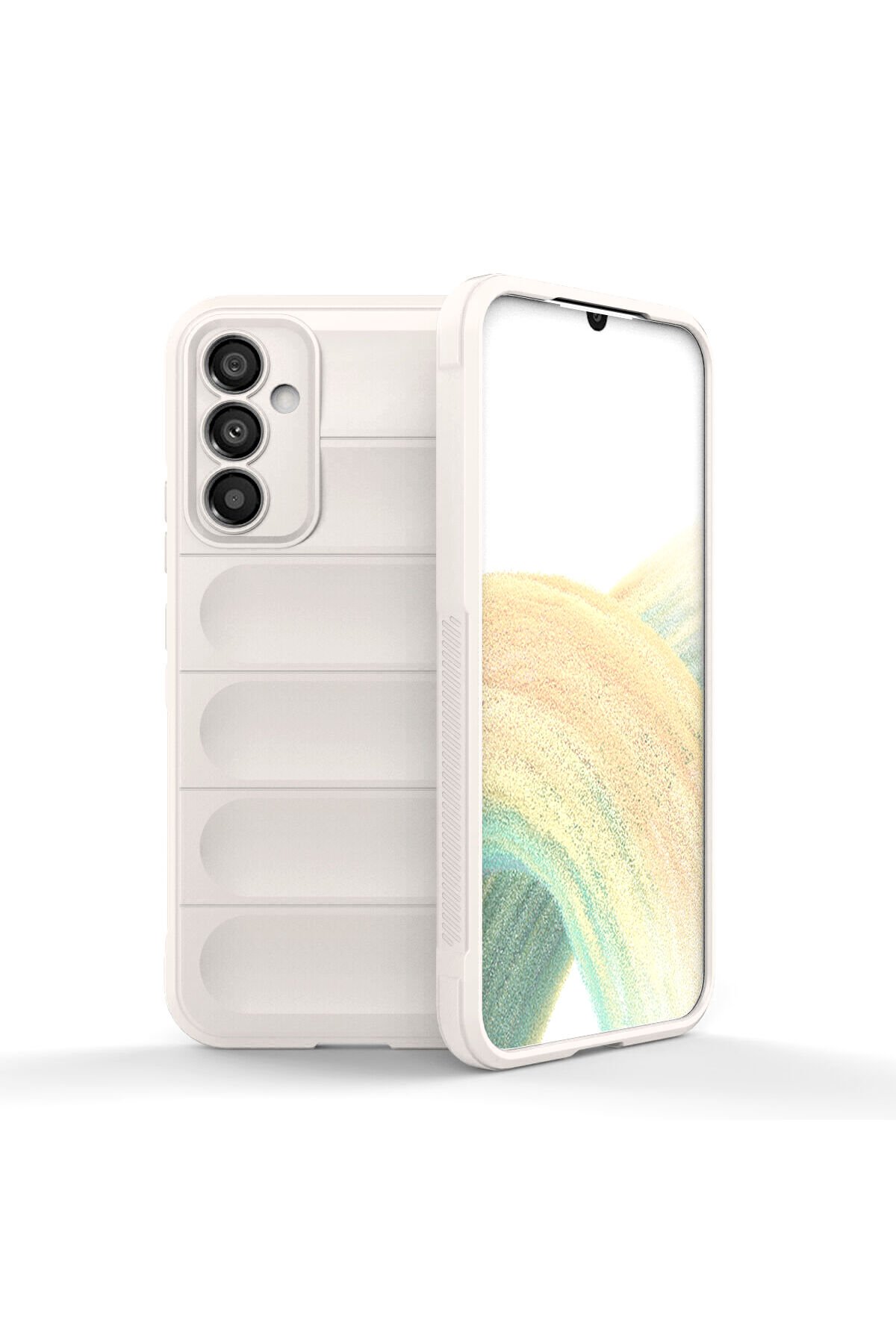 Newface Samsung Galaxy A34 5G Kılıf Glow Kapak - Turuncu