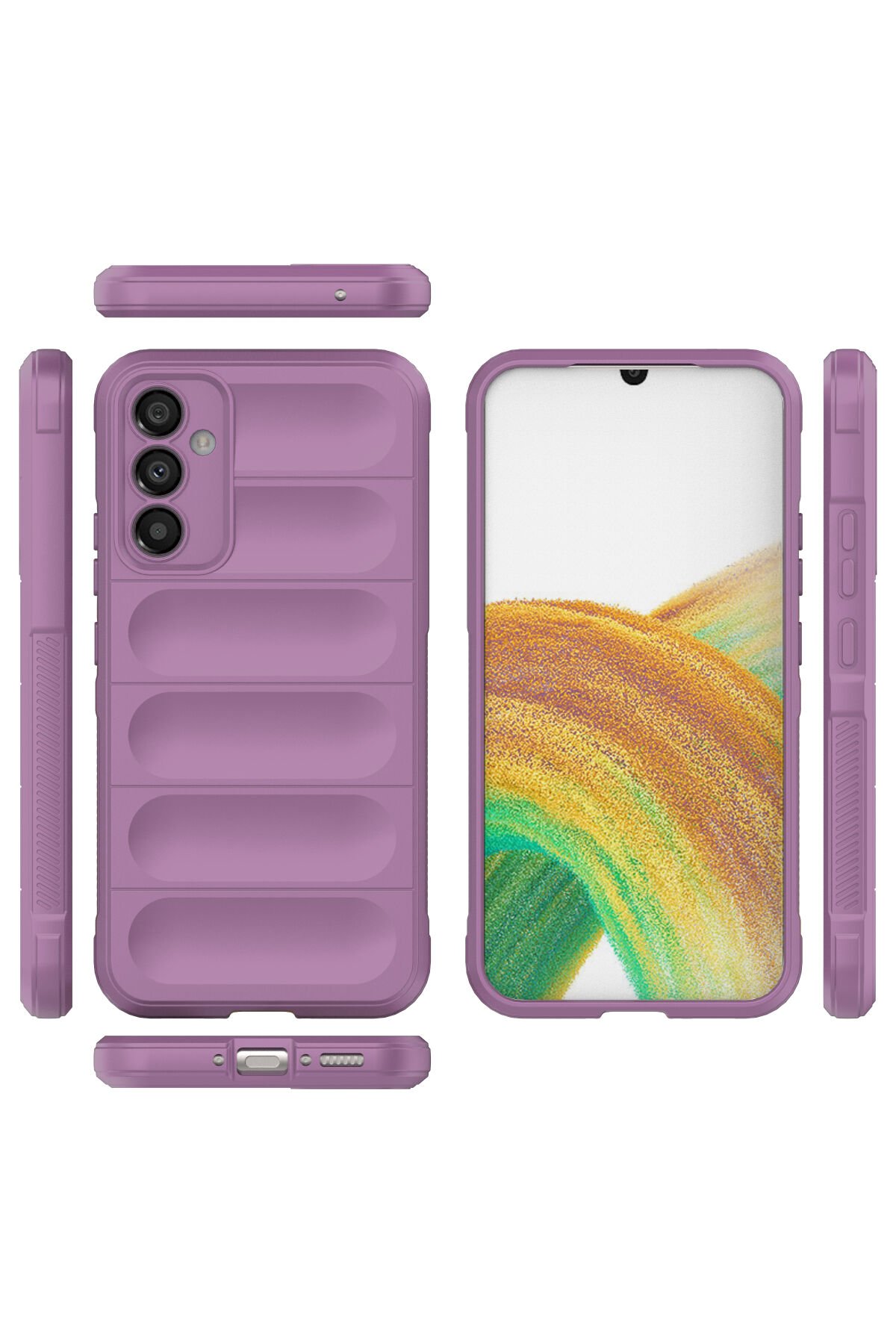 Newface Samsung Galaxy A34 5G Kılıf Glow Kapak - Şeffaf