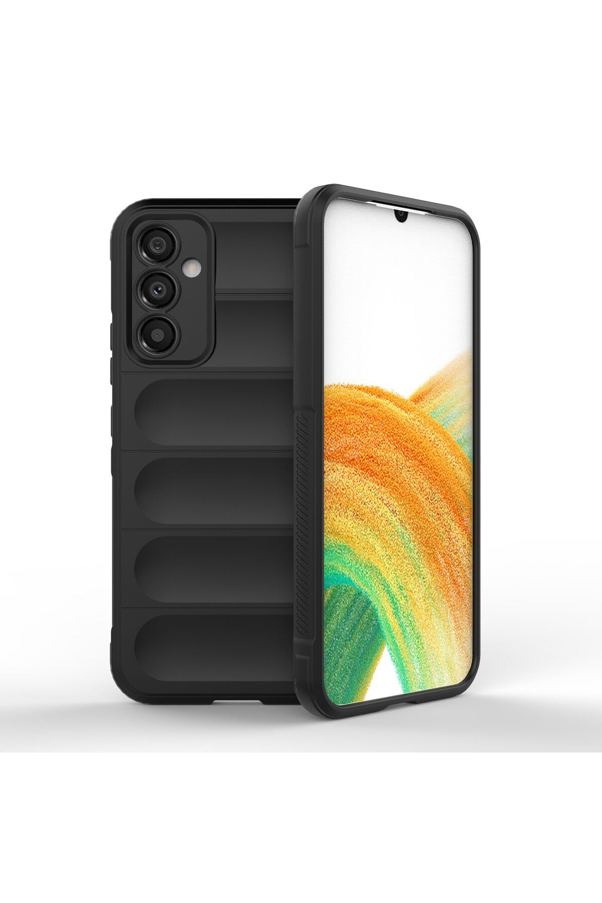 Newface Samsung Galaxy A34 5G Kılıf First Silikon - Kırmızı