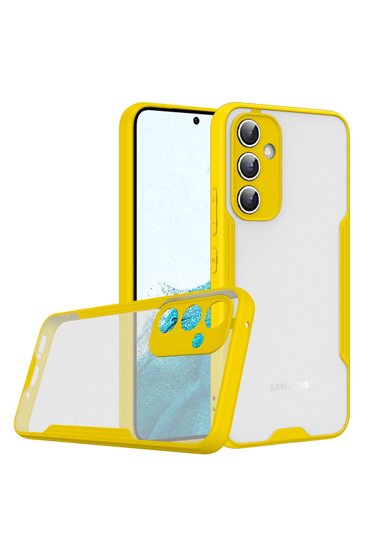 Newface Samsung Galaxy A34 5G Kılıf First Silikon - Lila