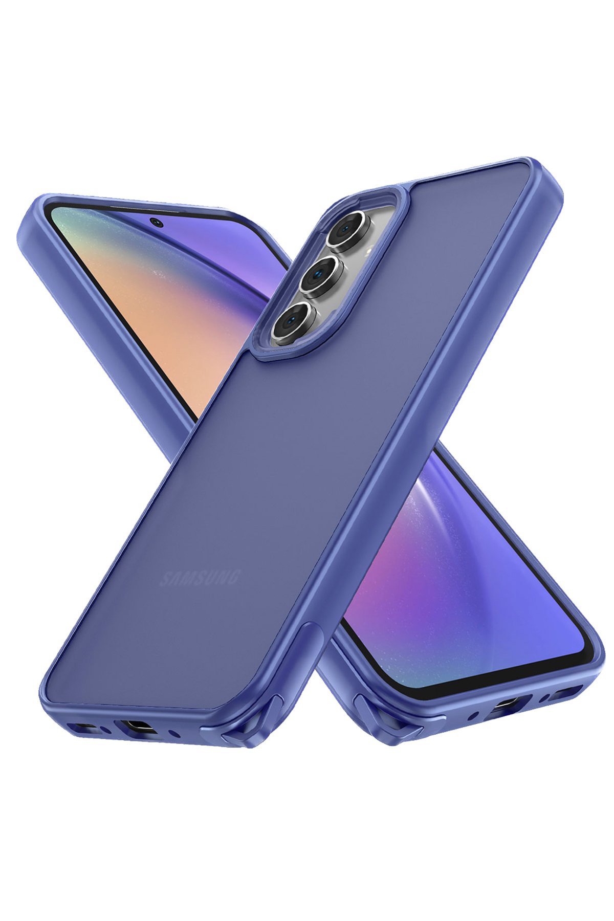Newface Samsung Galaxy A35 5G Kılıf First Silikon - Lacivert