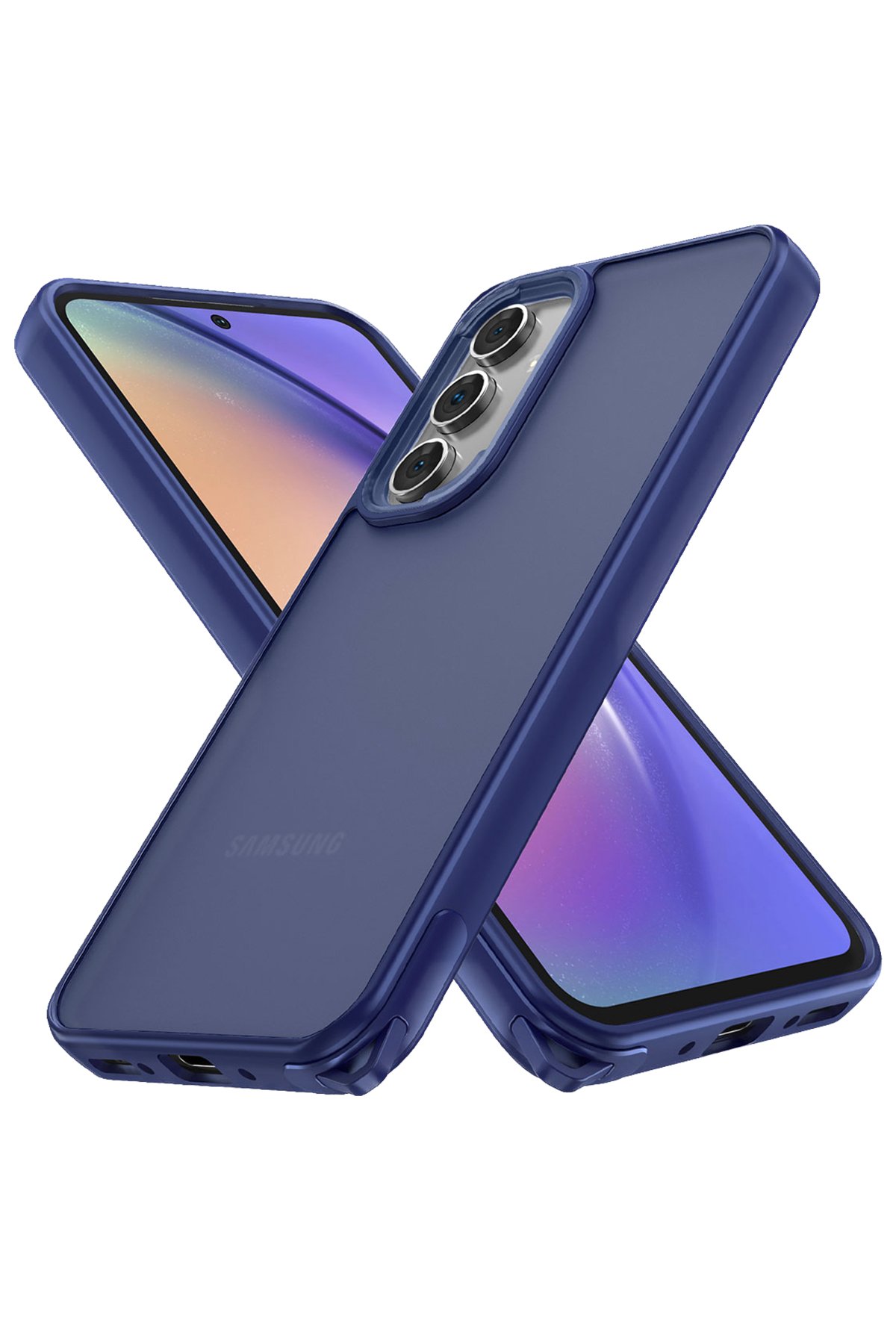 Newface Samsung Galaxy A35 5G Kılıf Petro Silikon - Kırmızı