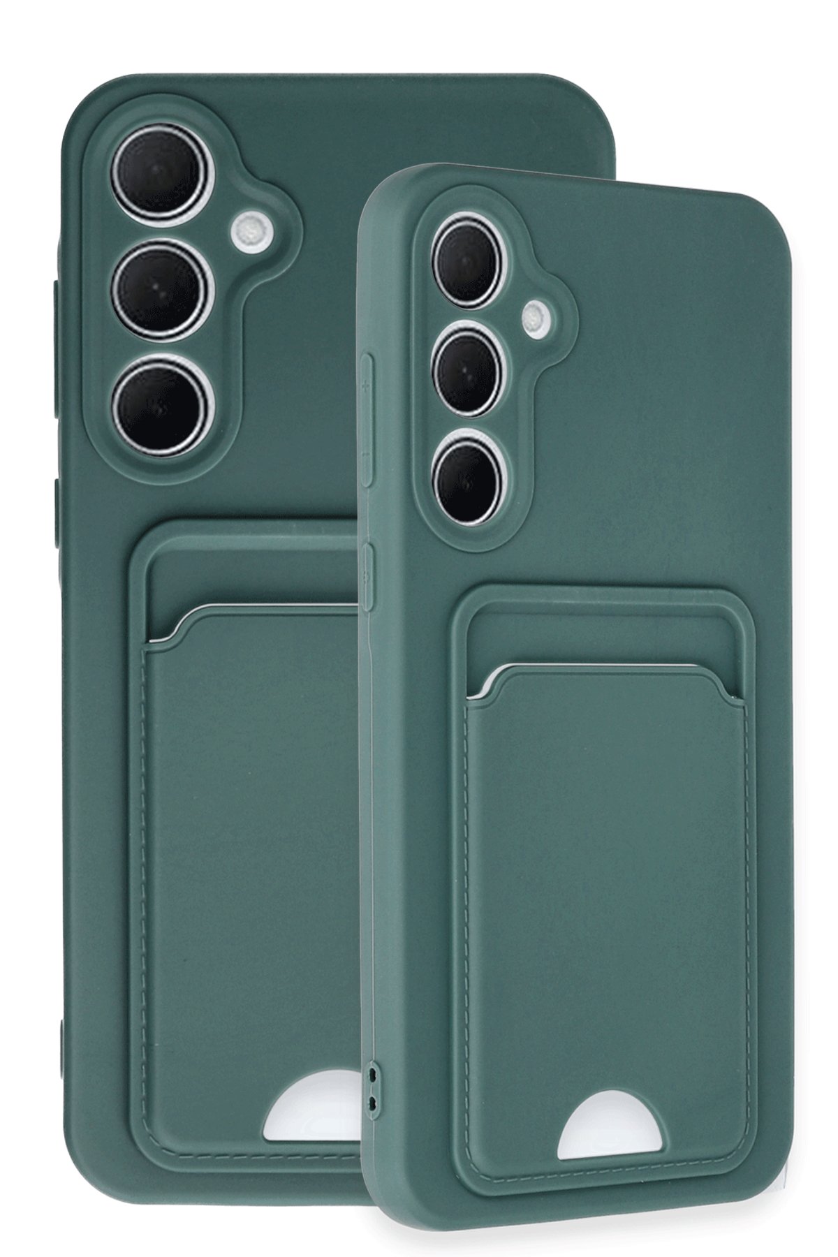 Newface Samsung Galaxy A35 5G Kılıf Petro Silikon - Kırmızı