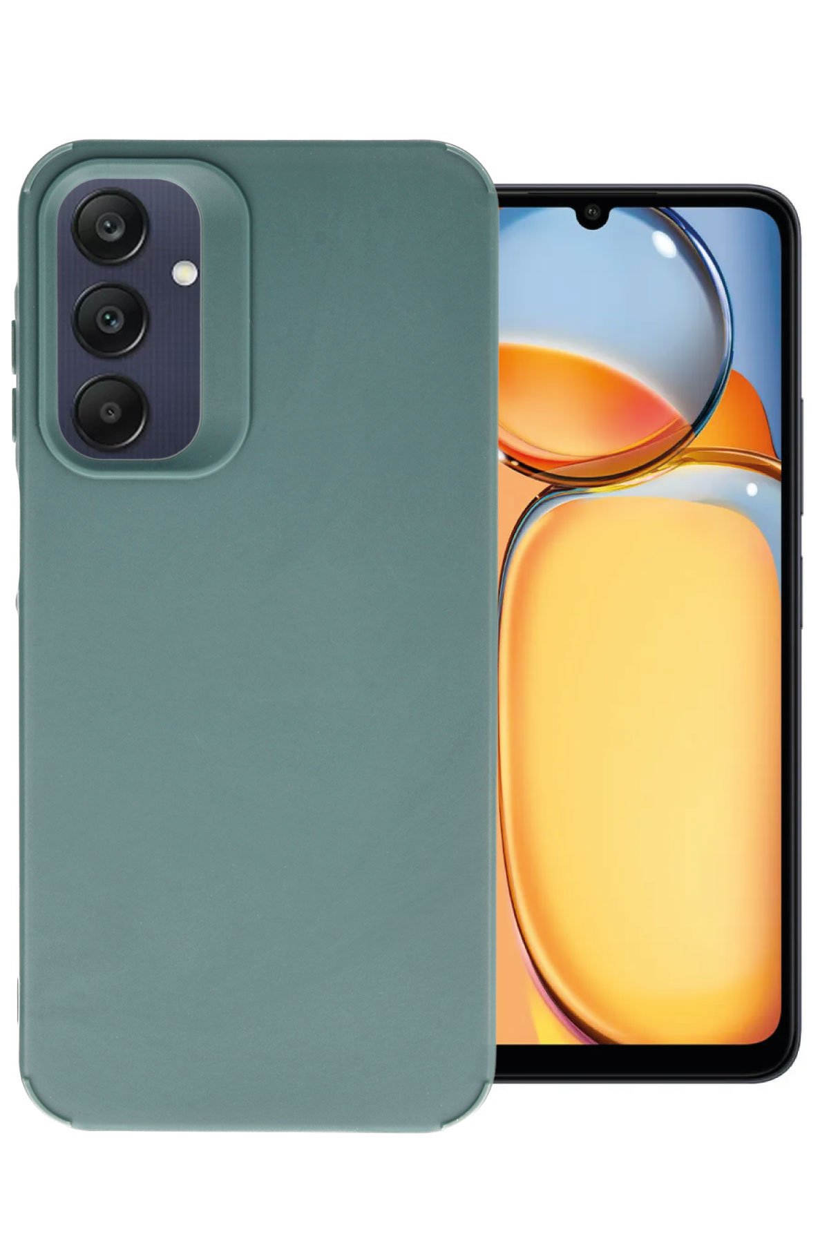 Newface Samsung Galaxy A35 5G Kılıf Volet Silikon - Kırmızı
