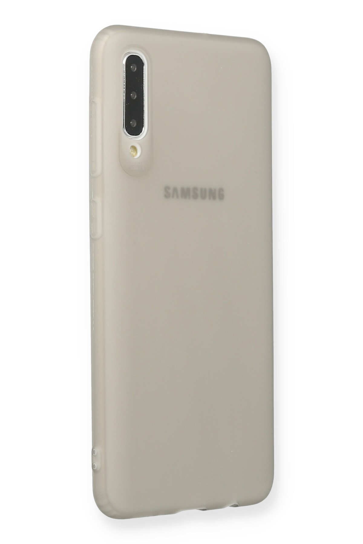 Newface Samsung Galaxy A50 Kılıf Nano içi Kadife  Silikon - Sarı