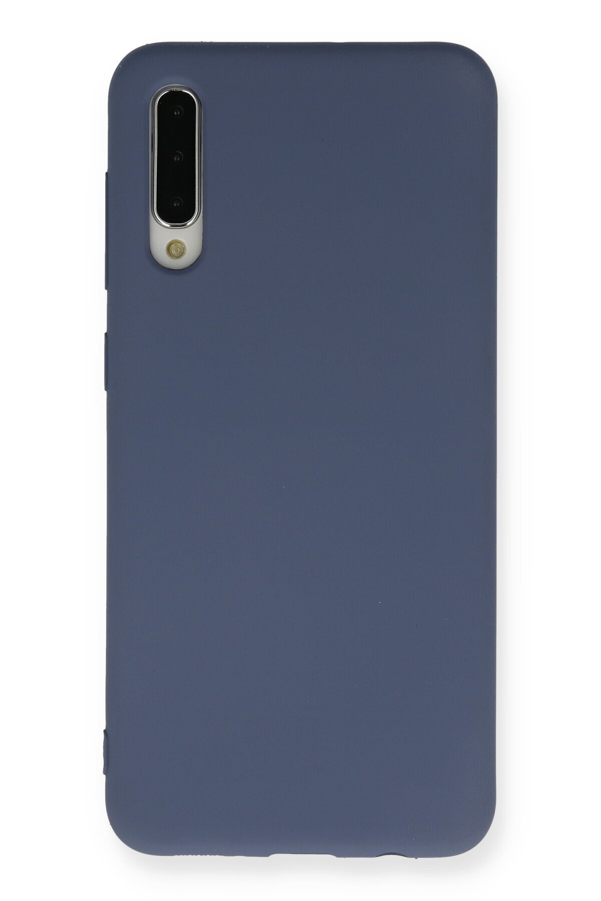 Newface Samsung Galaxy A50S Kılıf Lüx Çift Renkli Silikon - Sarı