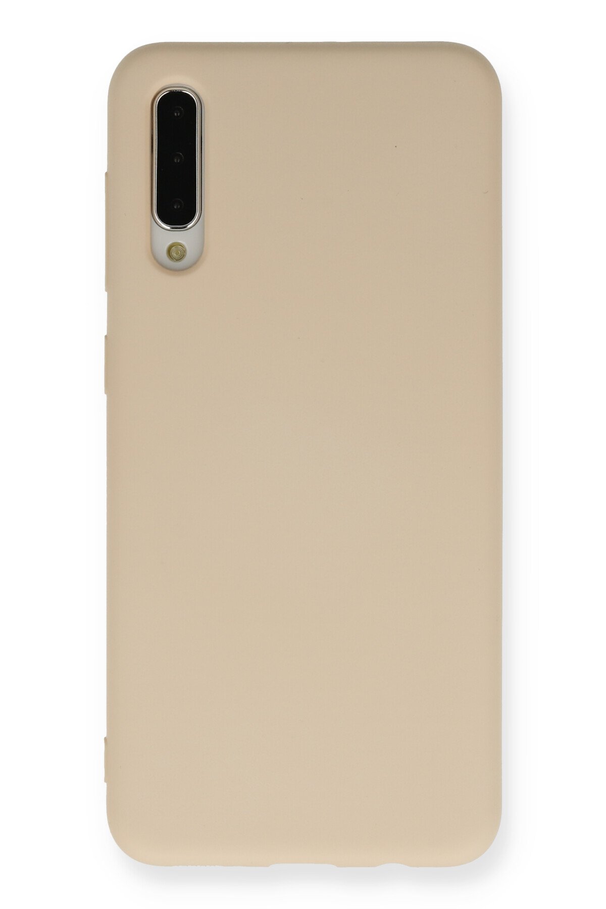 Newface Samsung Galaxy A50 Kılıf Nano içi Kadife Silikon - Turuncu