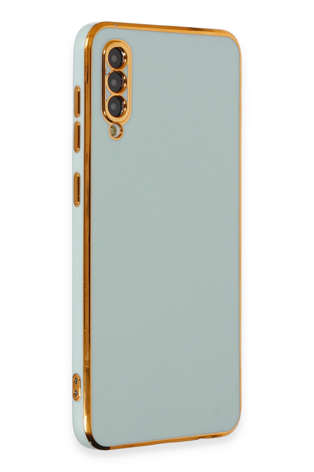 Newface Samsung Galaxy A50S Kılıf Volet Silikon - Siyah
