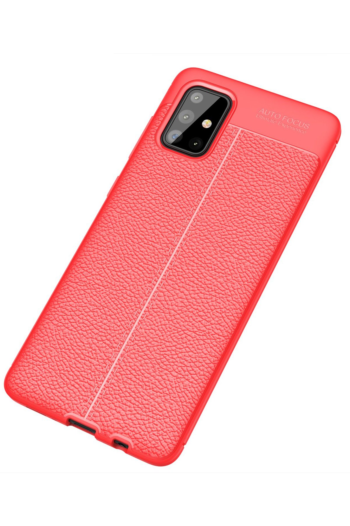 Newface Samsung Galaxy A51 Kılıf Platin Silikon - Sarı