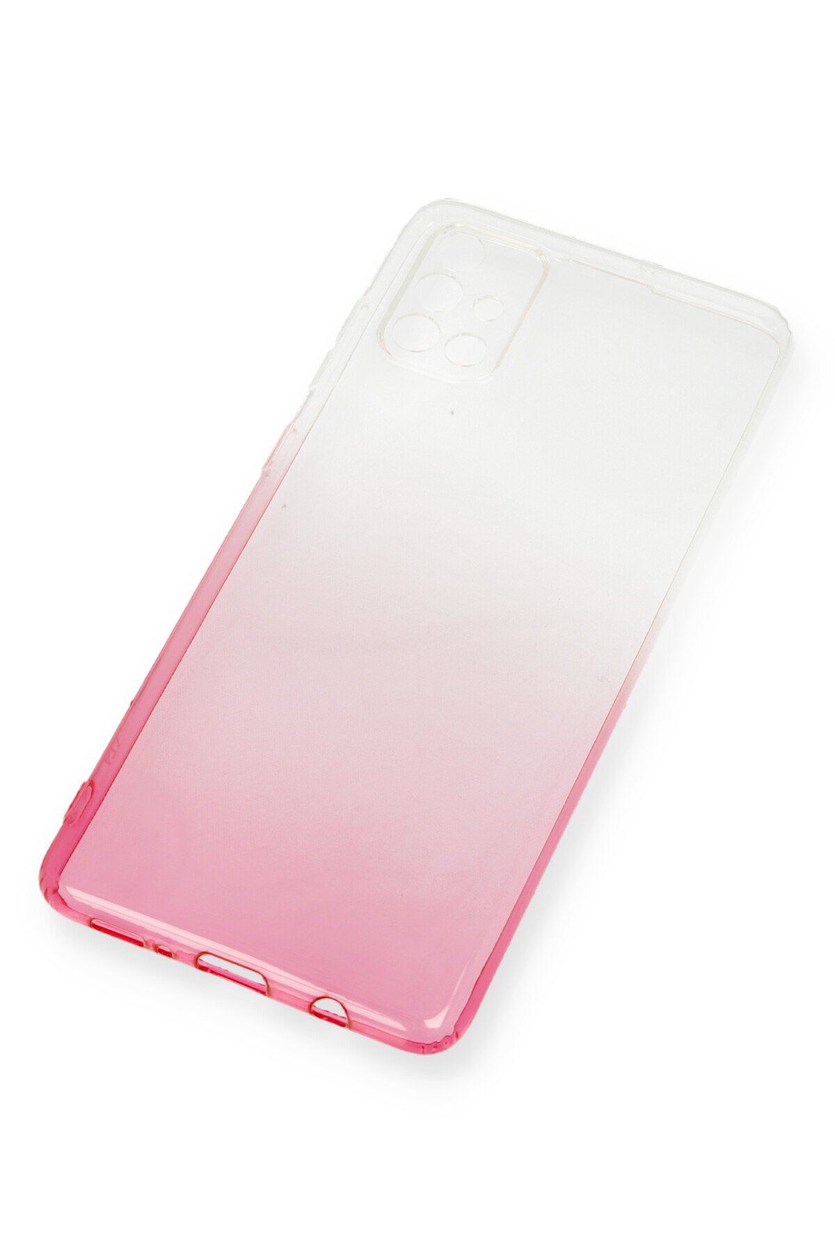 Newface Samsung Galaxy A51 Kılıf Platin Silikon - Sarı